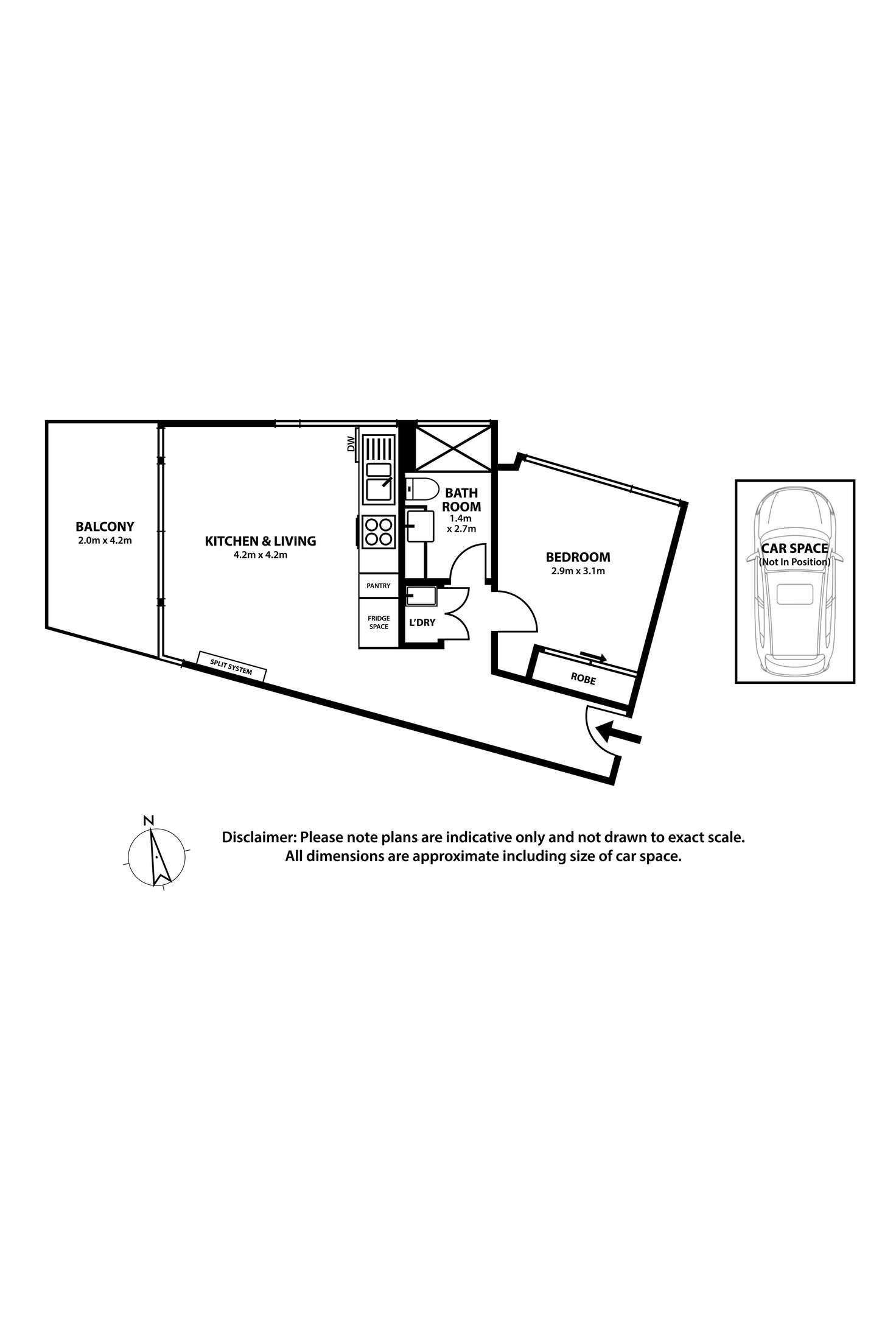 Floorplan of Homely apartment listing, G06/175 Kangaroo Road, Hughesdale VIC 3166