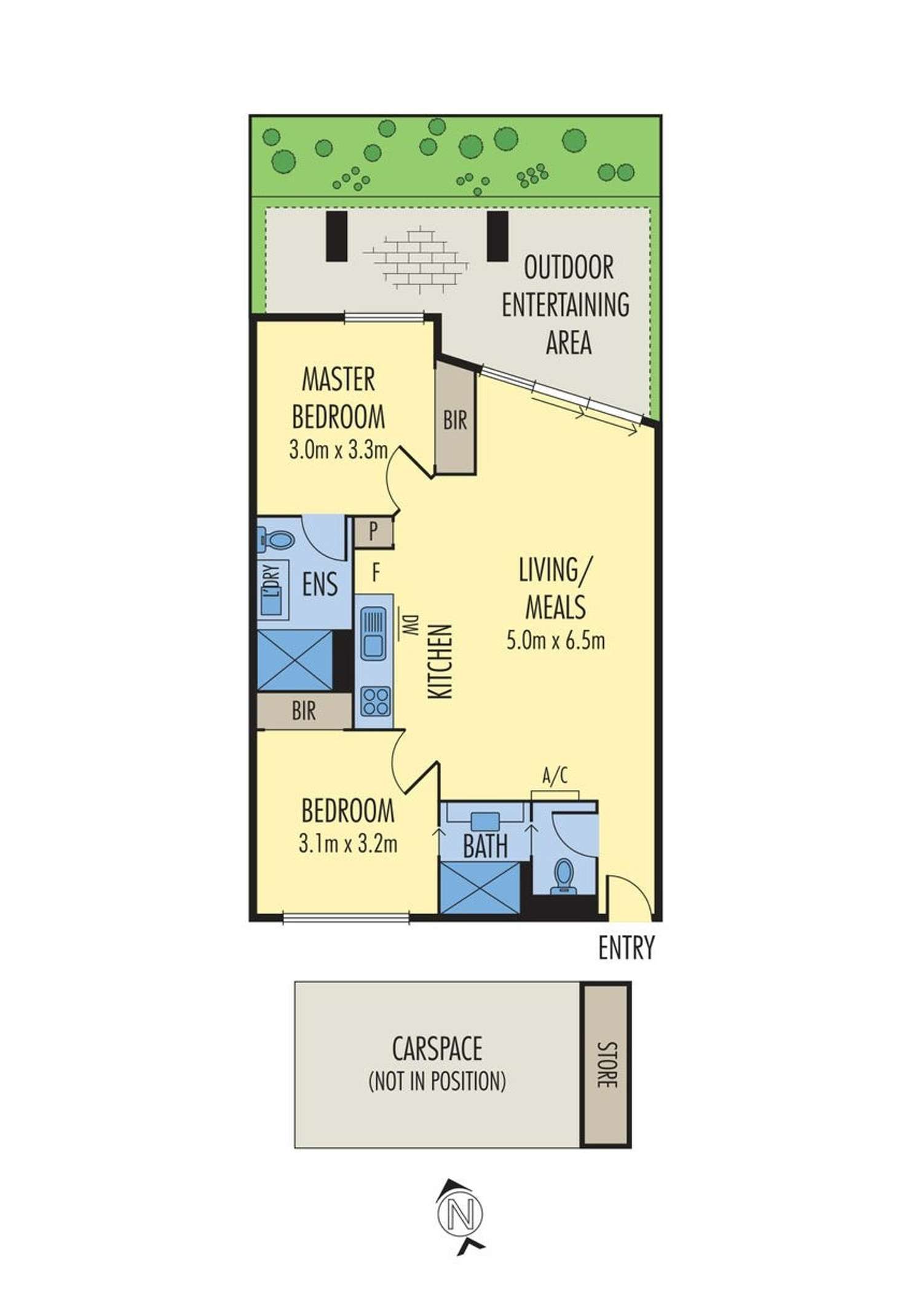 Floorplan of Homely apartment listing, 103/95 Warrigal Road, Hughesdale VIC 3166