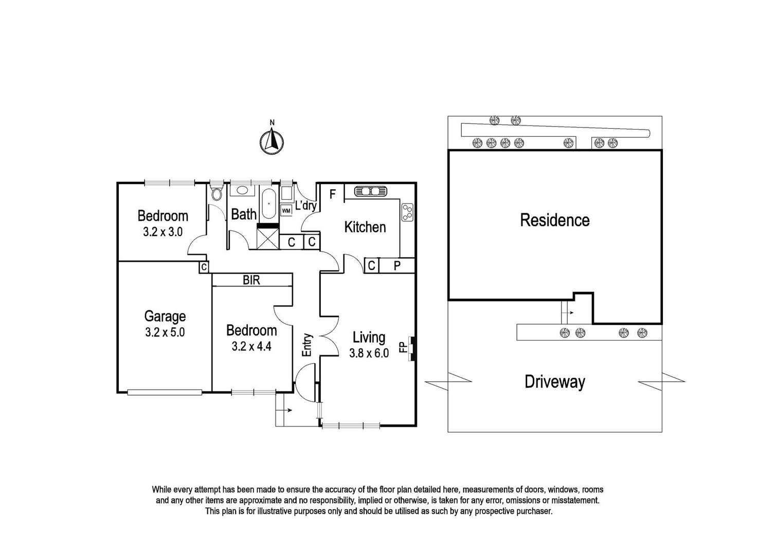 Floorplan of Homely unit listing, 3/218 Waiora Road, Rosanna VIC 3084