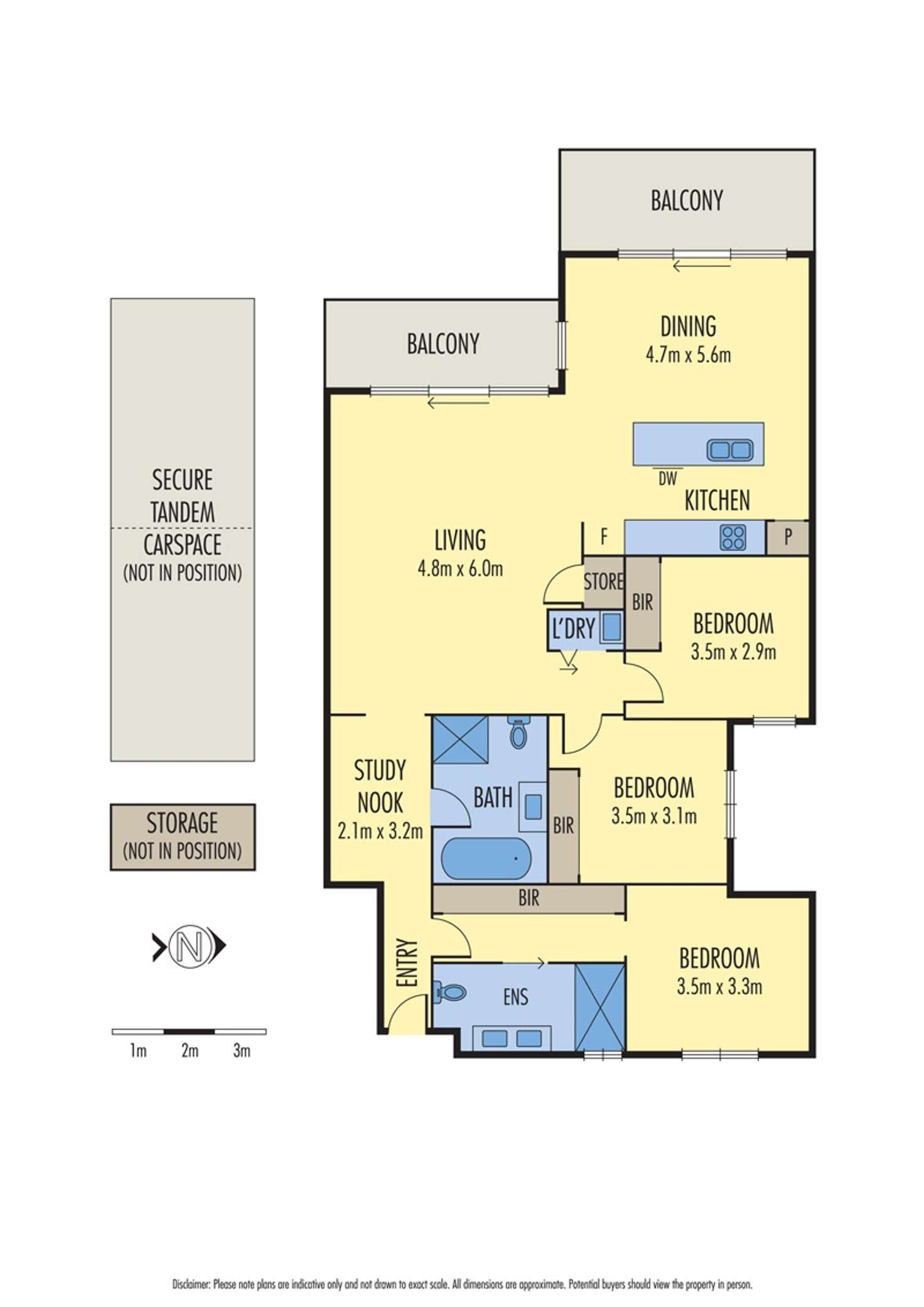 Floorplan of Homely apartment listing, 101/520 Rathdowne Street, Carlton North VIC 3054
