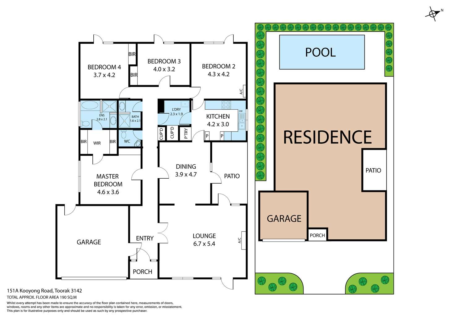 Floorplan of Homely house listing, 151A Kooyong Road, Toorak VIC 3142