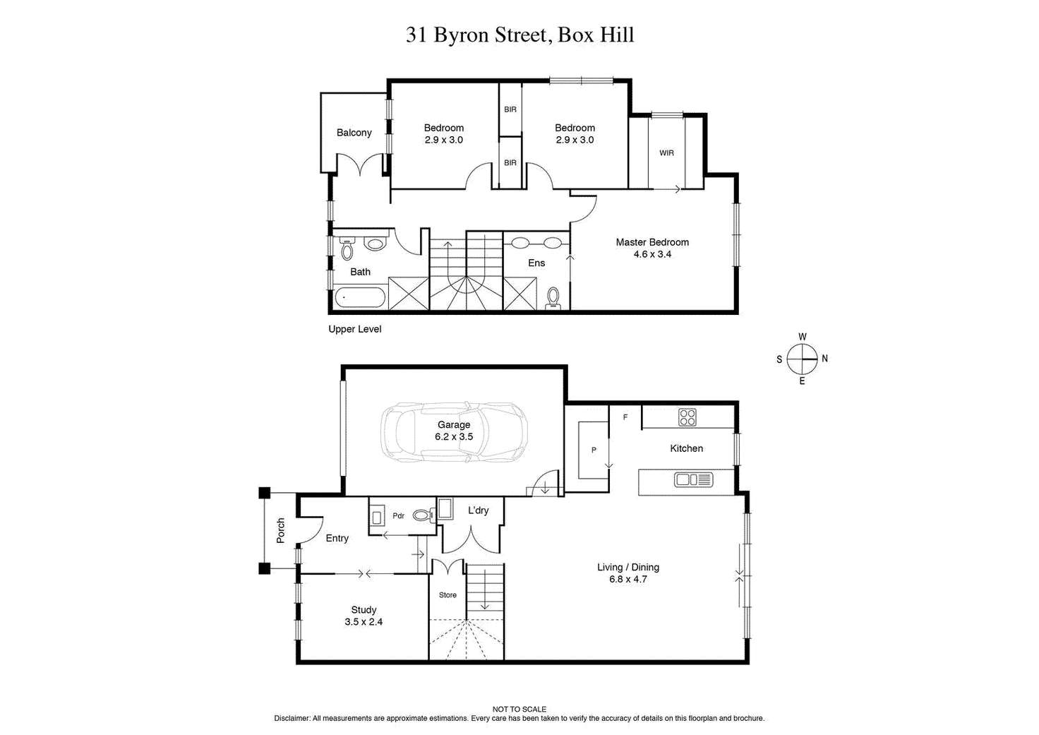 Floorplan of Homely townhouse listing, 31 Byron Street, Box Hill South VIC 3128