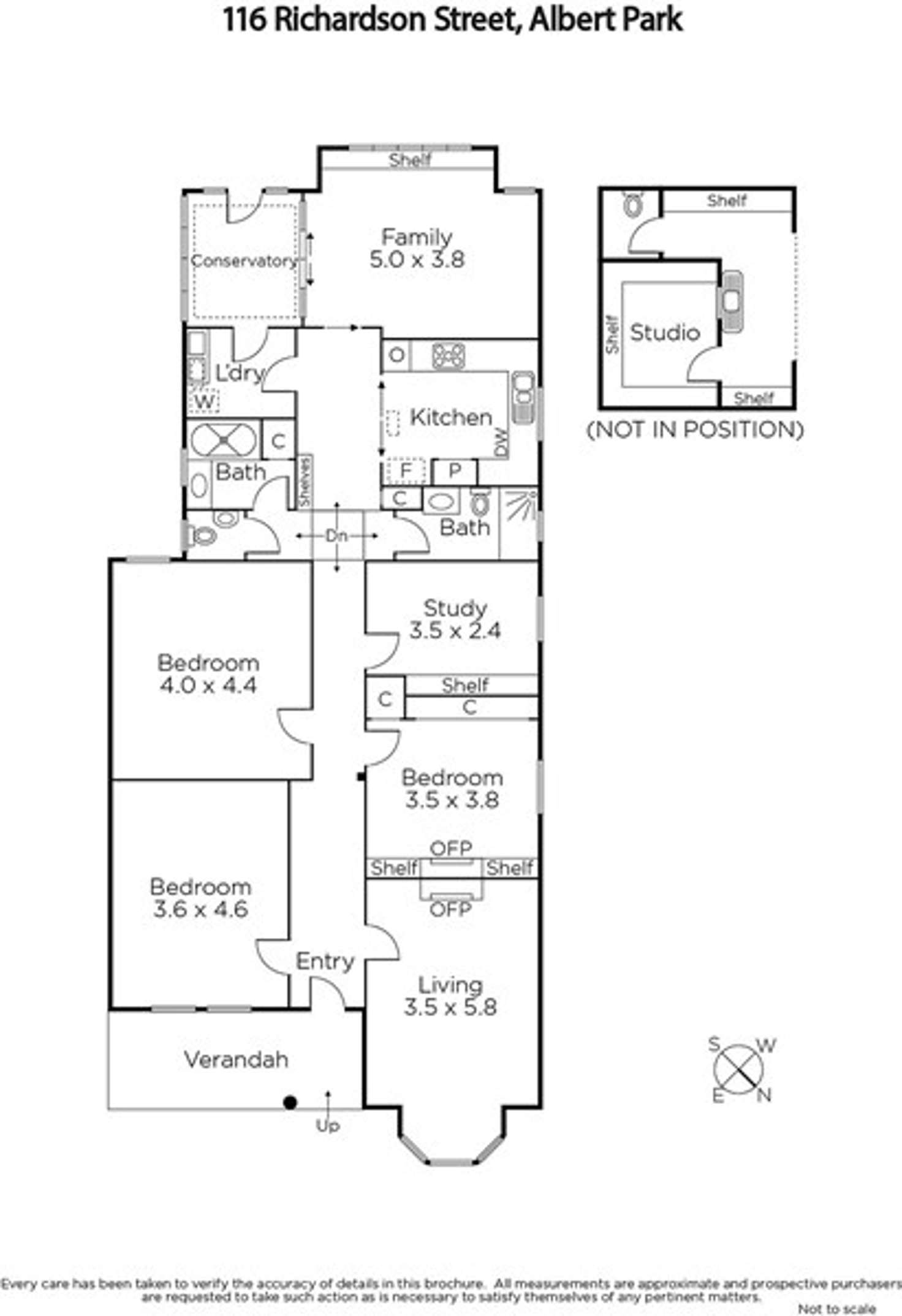Floorplan of Homely house listing, 116 Richardson Street, Albert Park VIC 3206