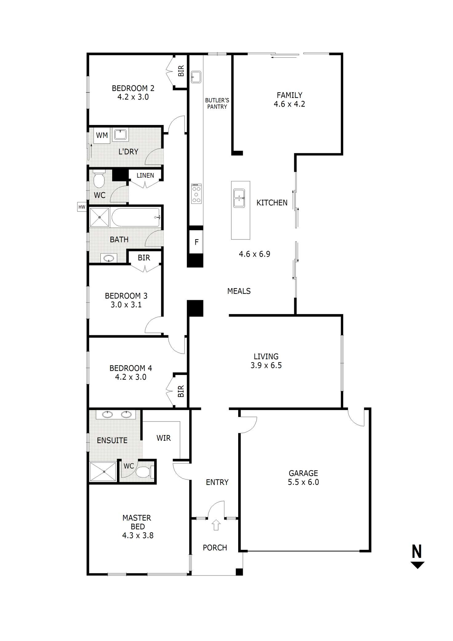 Floorplan of Homely house listing, 13 Lilac Street, Wallan VIC 3756