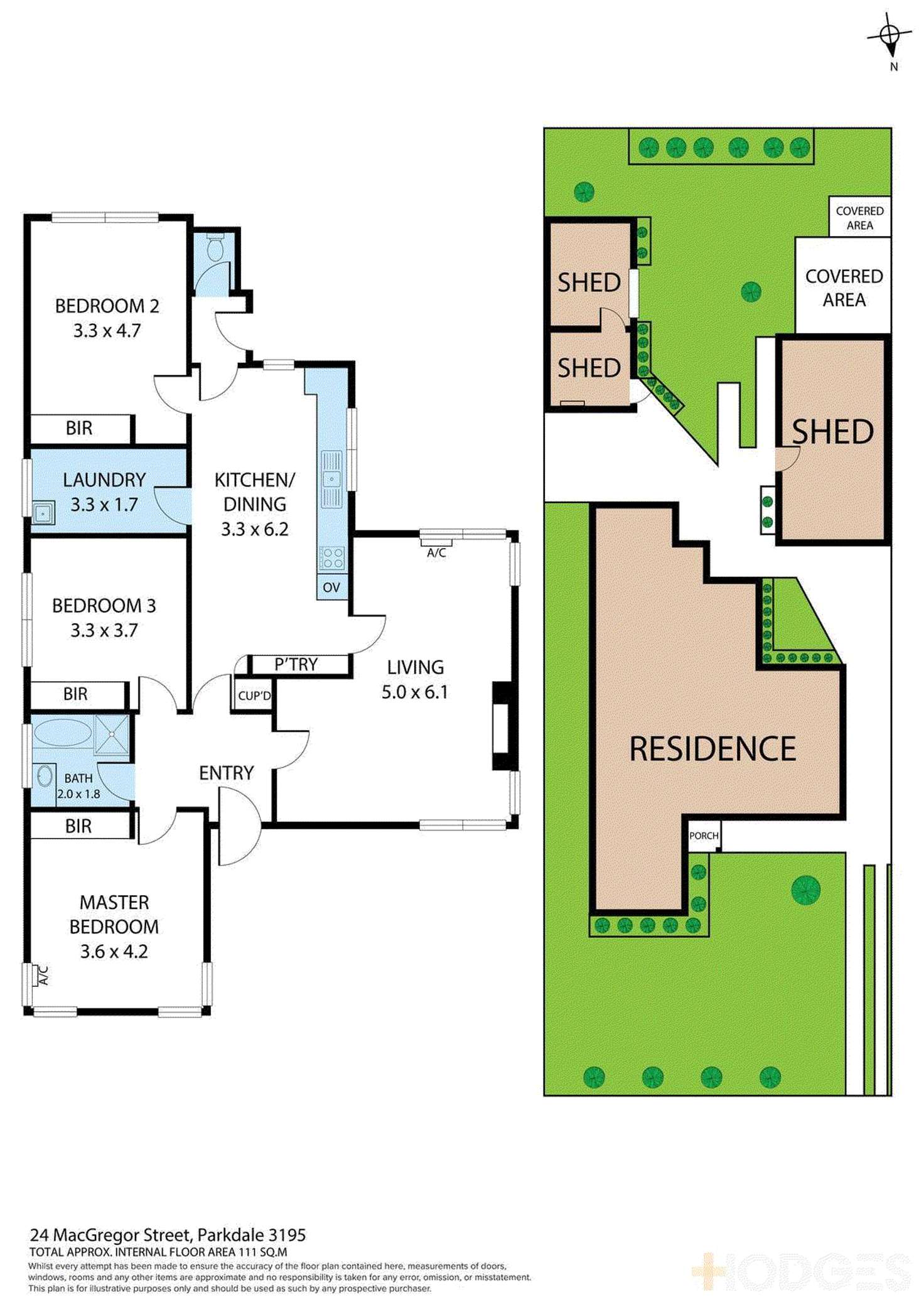 Floorplan of Homely house listing, 24 MacGregor Street, Parkdale VIC 3195