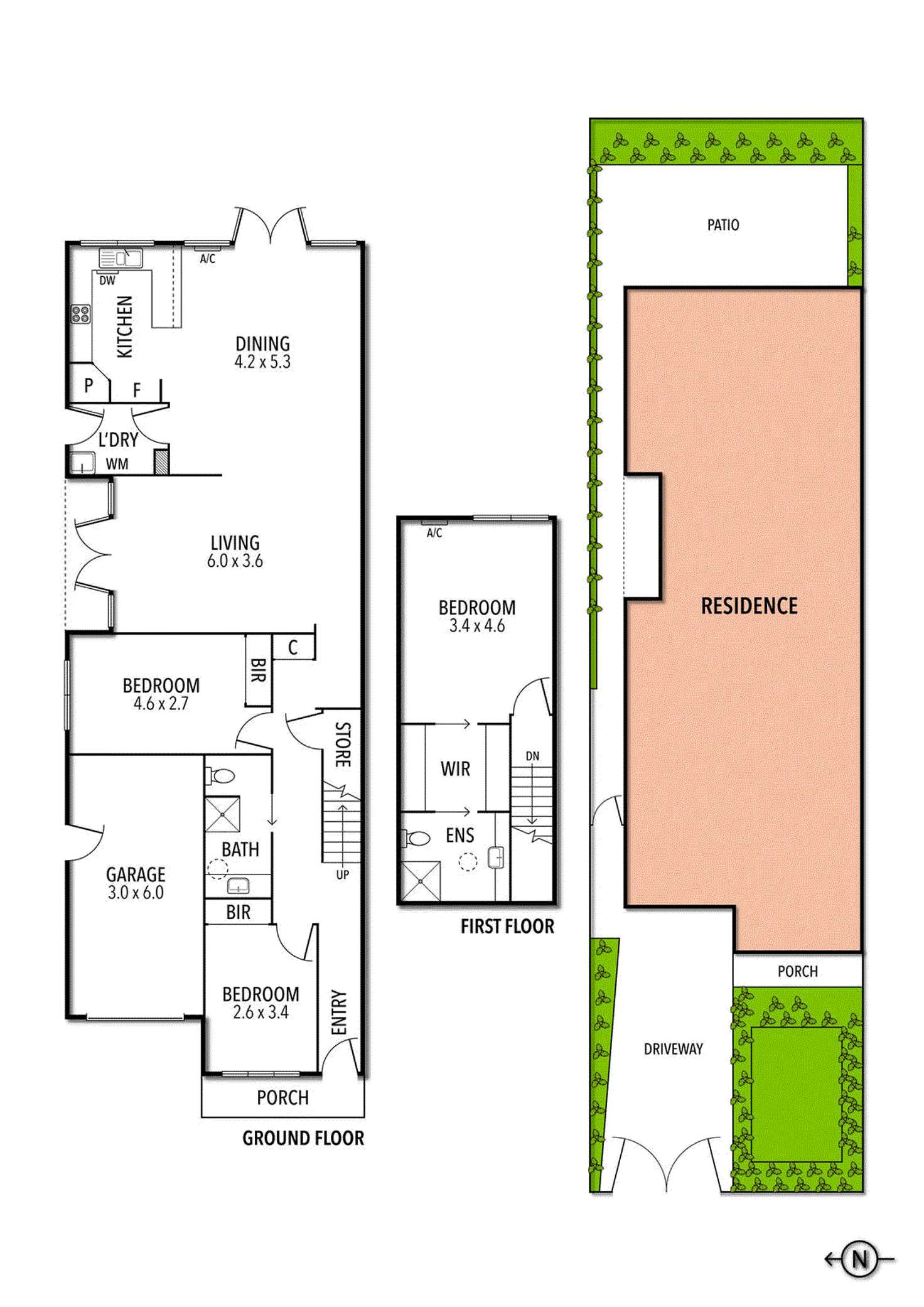 Floorplan of Homely house listing, 16 Anton Grove, Flemington VIC 3031