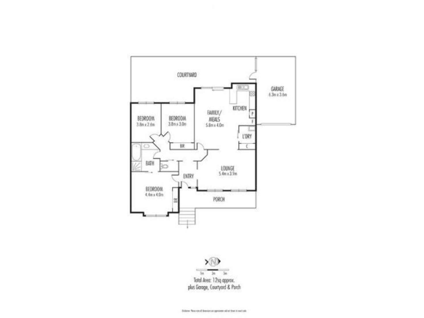 Floorplan of Homely villa listing, 2/78 Woodland  Street, Strathmore VIC 3041