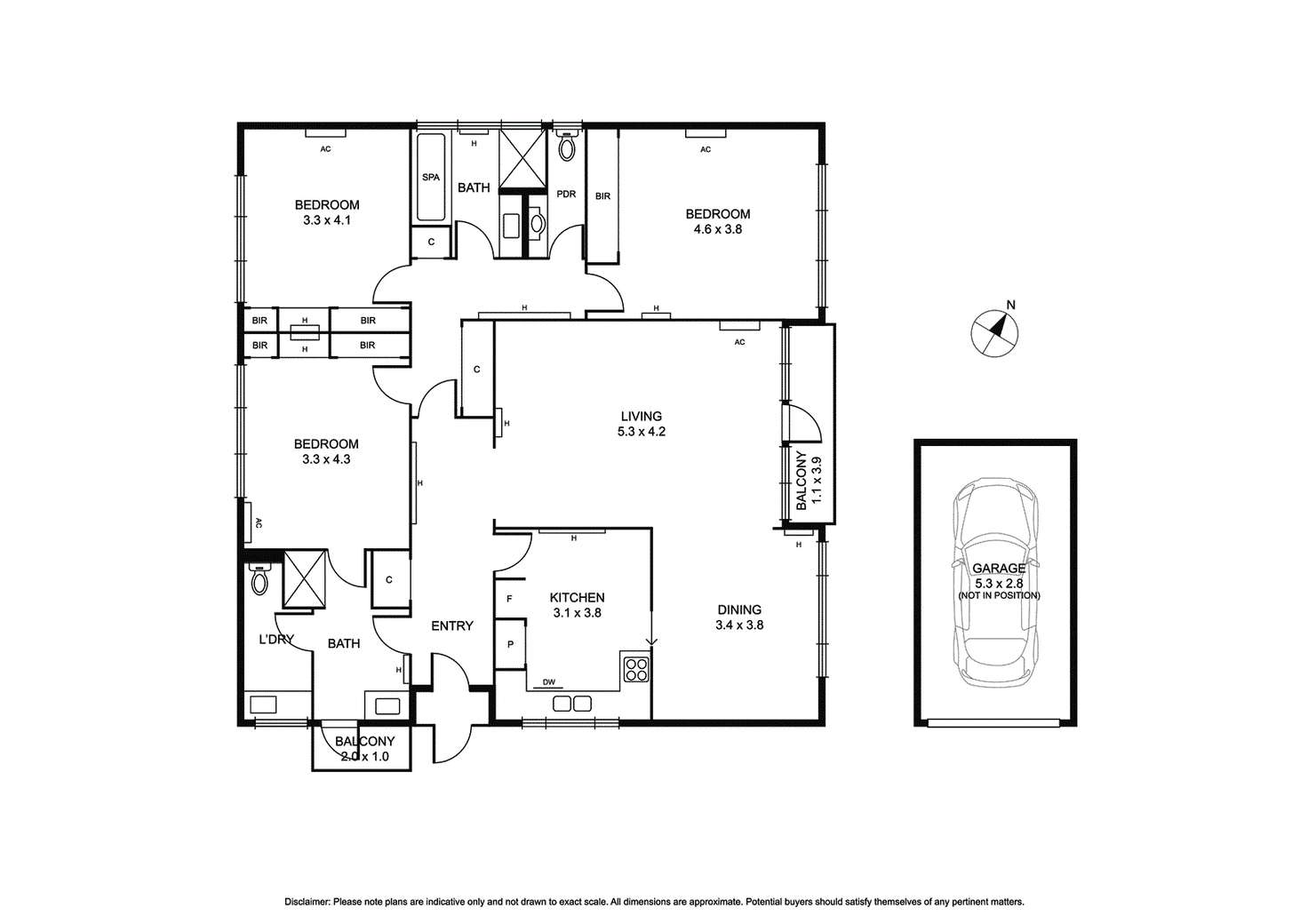 Floorplan of Homely apartment listing, 7/21A Dickens Street, Elwood VIC 3184
