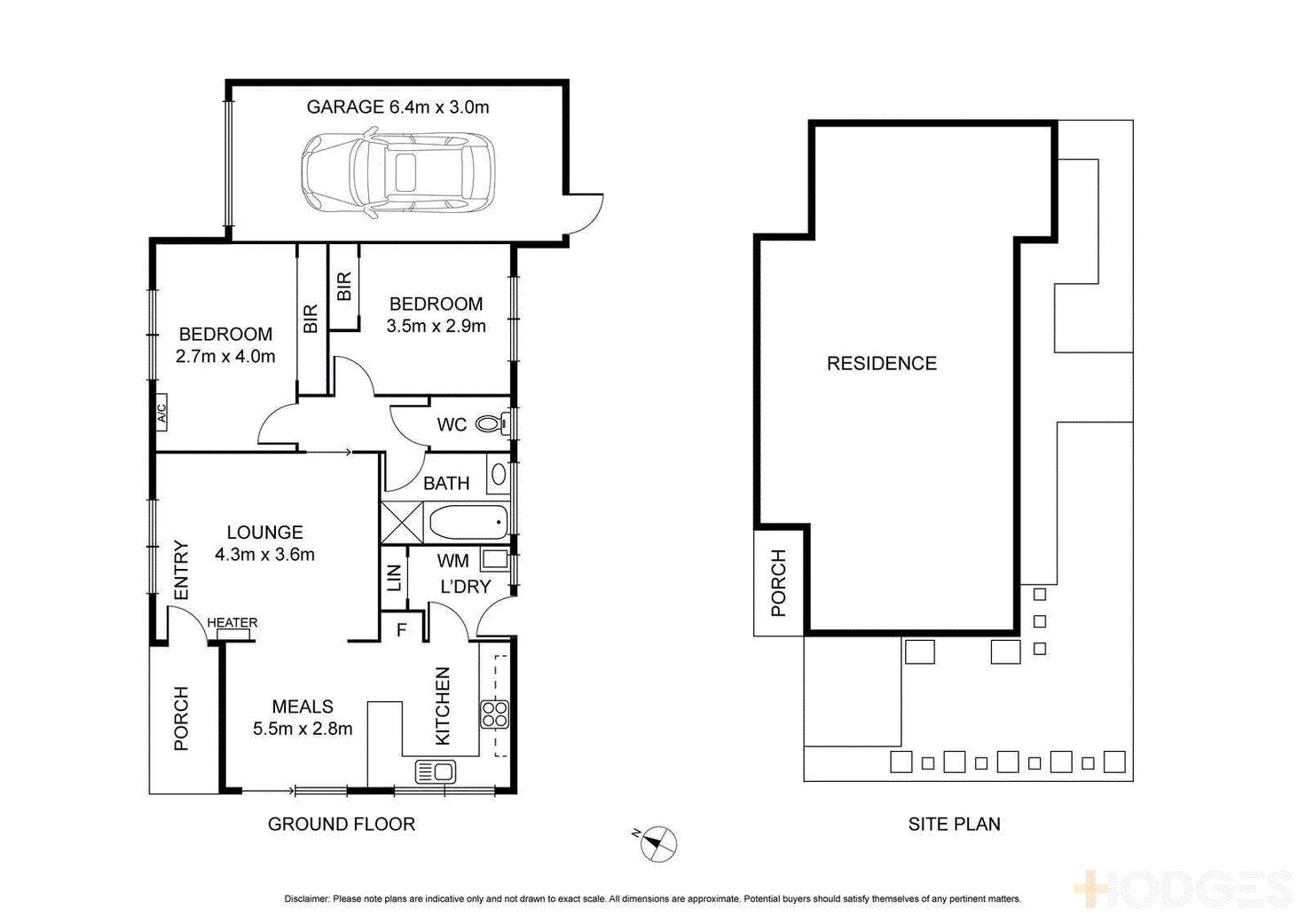 Floorplan of Homely unit listing, 1/1 St Anthony Court, Lara VIC 3212