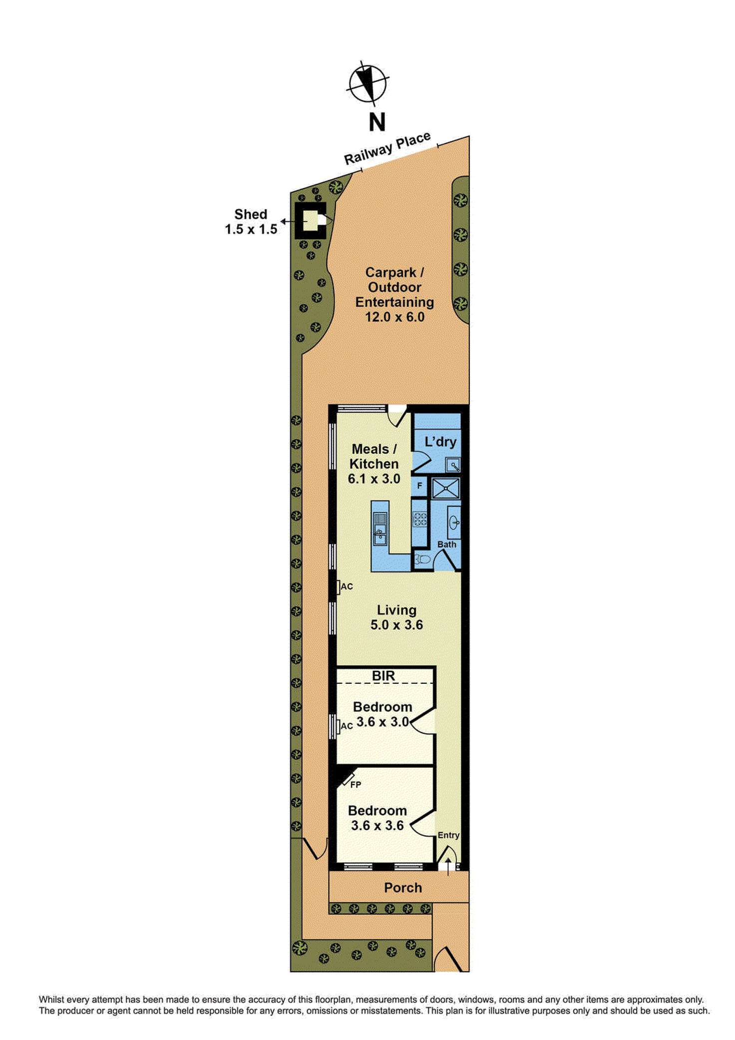 Floorplan of Homely house listing, 7 Donald Street, Footscray VIC 3011