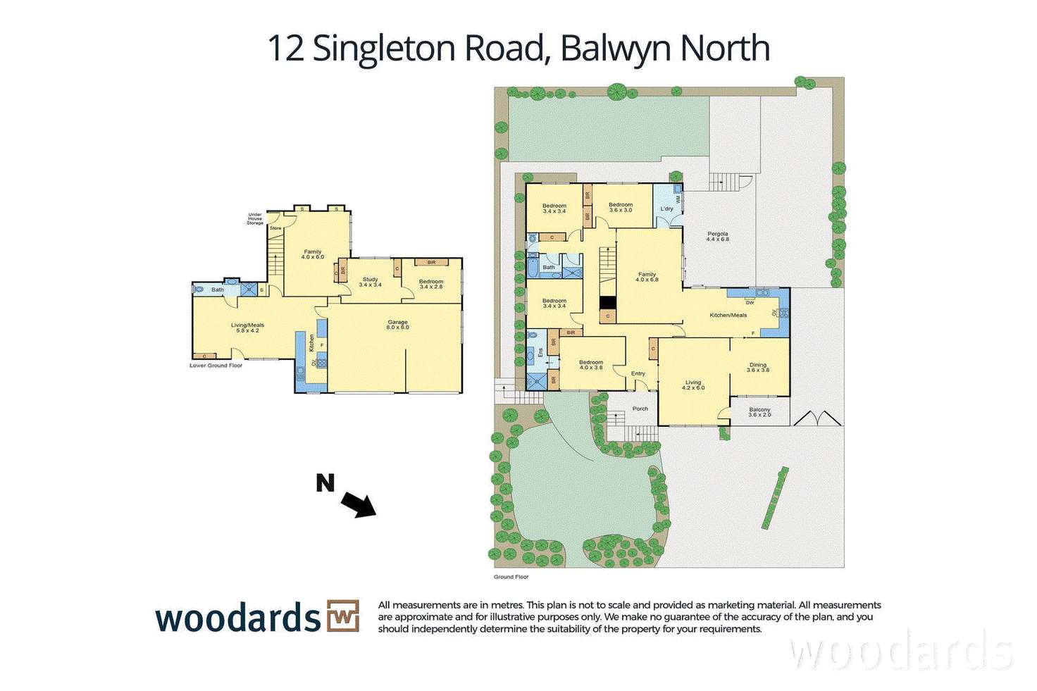 Floorplan of Homely house listing, 12 Singleton Road, Balwyn North VIC 3104