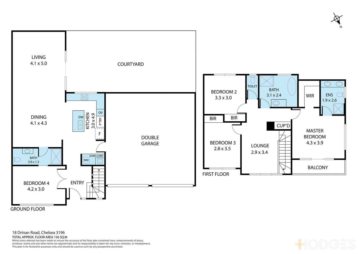 Floorplan of Homely house listing, 18 Drinan Road, Chelsea VIC 3196