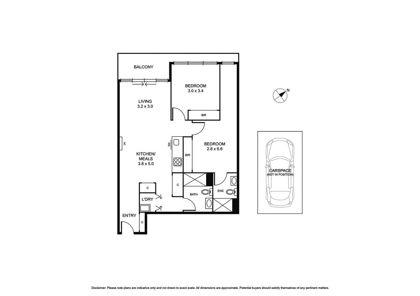 Floorplan of Homely apartment listing, 209/18 Mccombie Street, Elsternwick VIC 3185