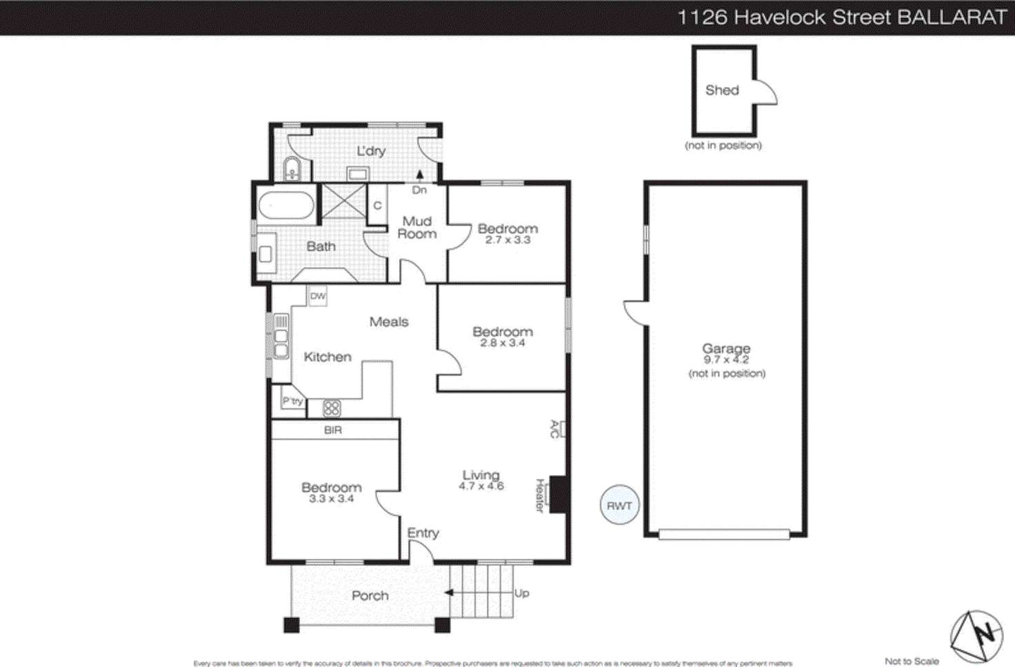 Floorplan of Homely house listing, 1126 Havelock Street, Ballarat North VIC 3350