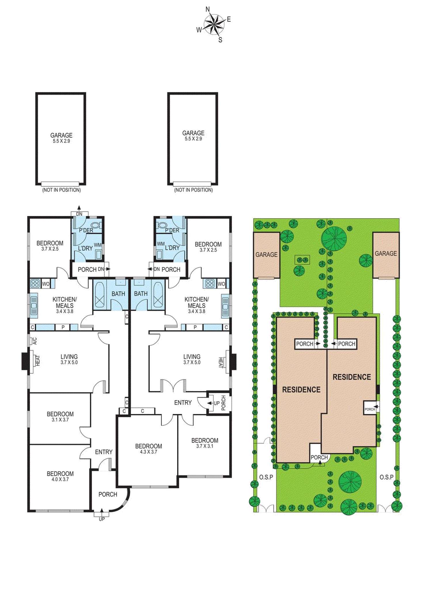 Floorplan of Homely house listing, 20 & 20A Adelaide Street, Murrumbeena VIC 3163