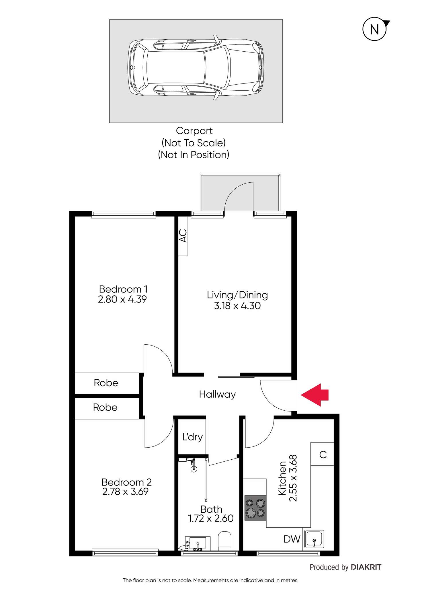 Floorplan of Homely apartment listing, 5/652 Inkerman Road, Caulfield North VIC 3161