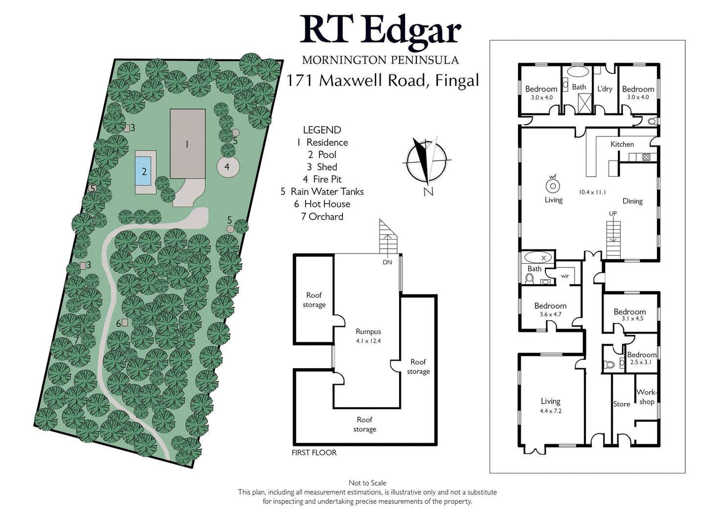 Floorplan of Homely house listing, 171 Maxwell Road, Fingal VIC 3939