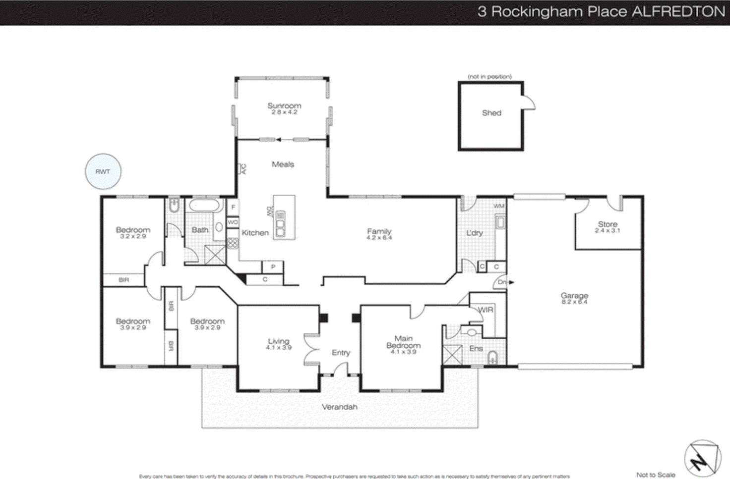 Floorplan of Homely house listing, 3 Rockingham Place, Alfredton VIC 3350