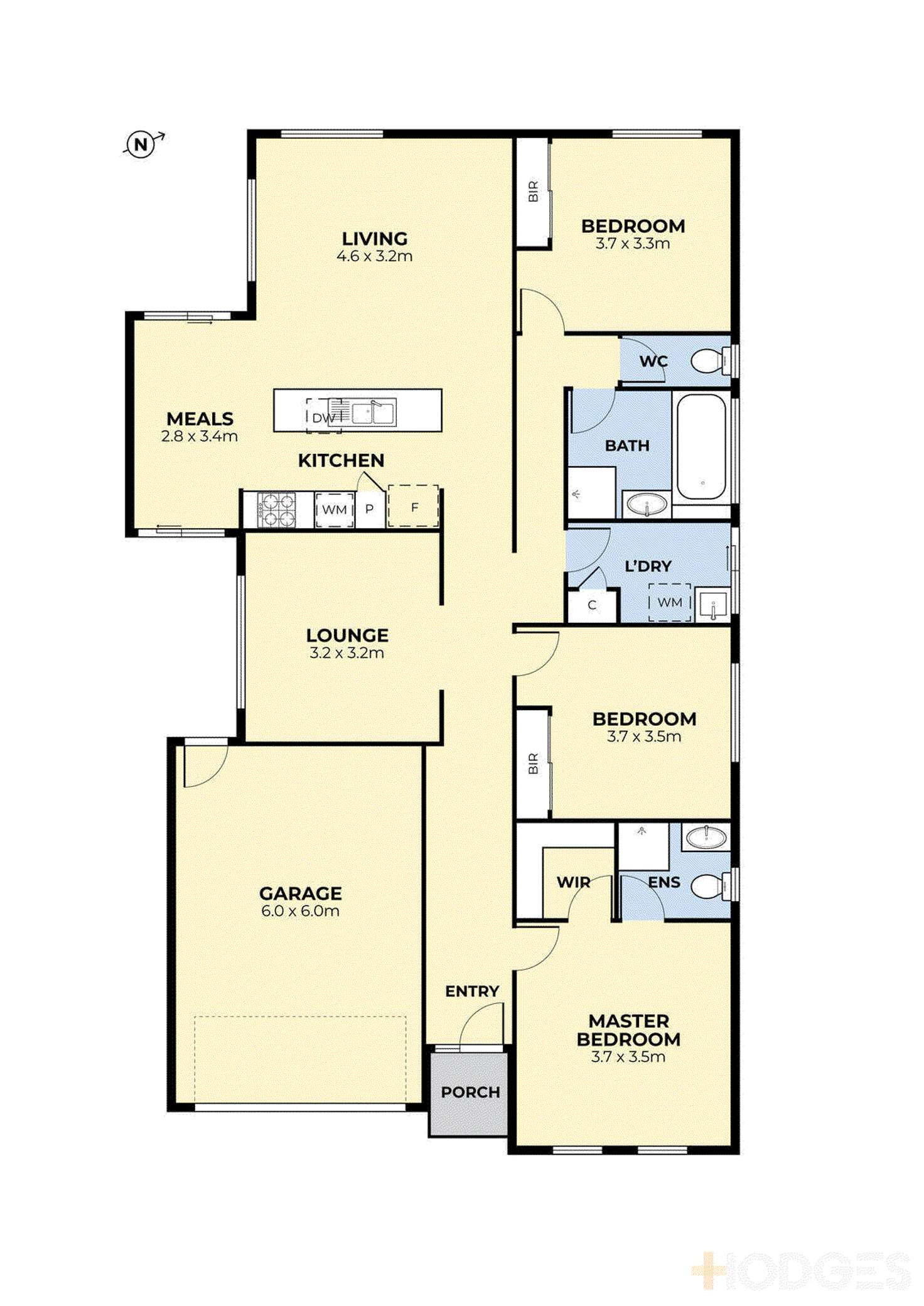 Floorplan of Homely house listing, 19 Minstrel Close, Wyndham Vale VIC 3024