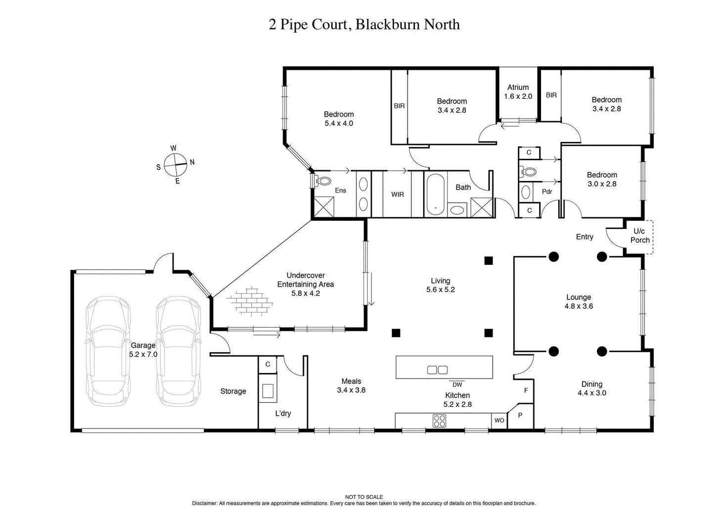 Floorplan of Homely house listing, 2 Pipe Court, Blackburn North VIC 3130