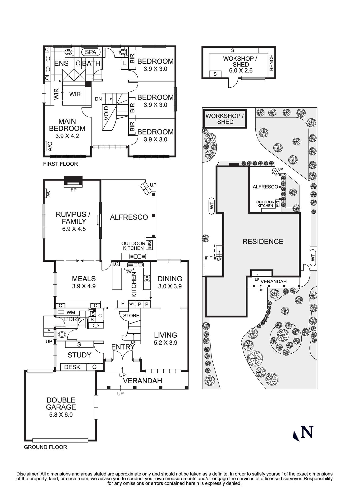Floorplan of Homely house listing, 54 Newlands Crescent, Doncaster East VIC 3109
