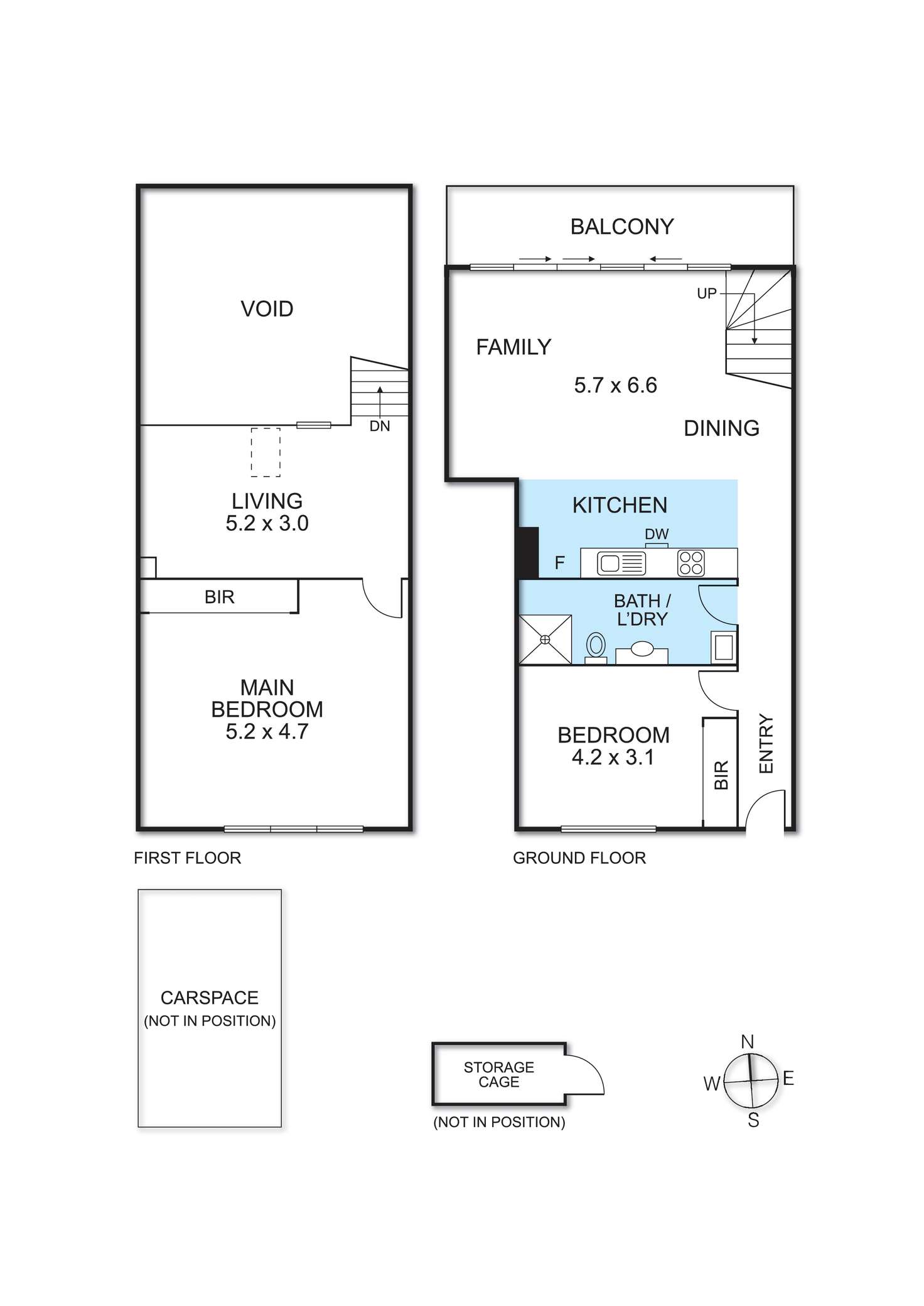 Floorplan of Homely apartment listing, 125/108 Union Street, Brunswick VIC 3056