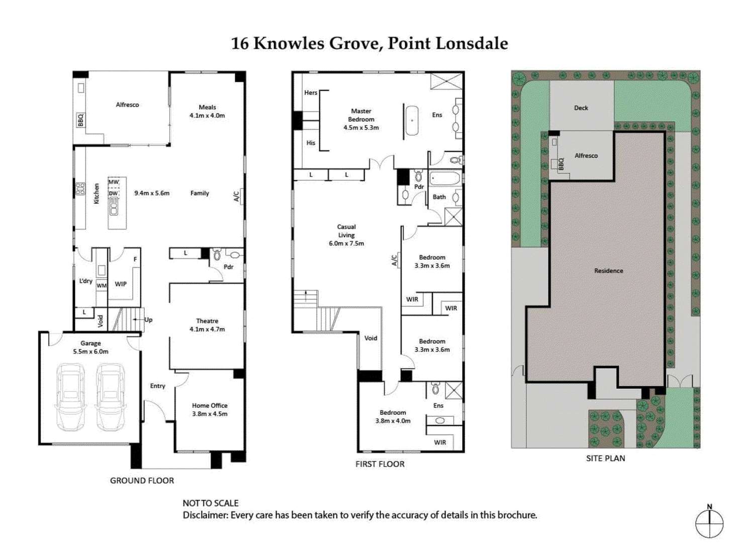 Floorplan of Homely house listing, 16 Knowles Grove, Point Lonsdale VIC 3225
