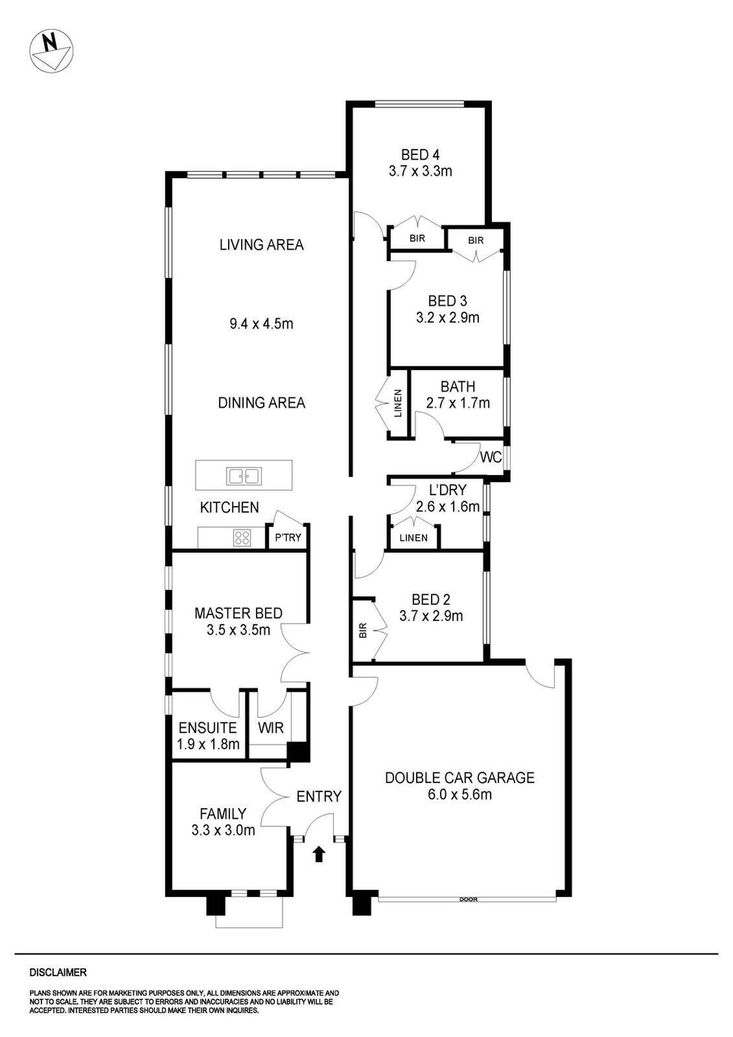 Floorplan of Homely house listing, 6 Echo Place, Alfredton VIC 3350