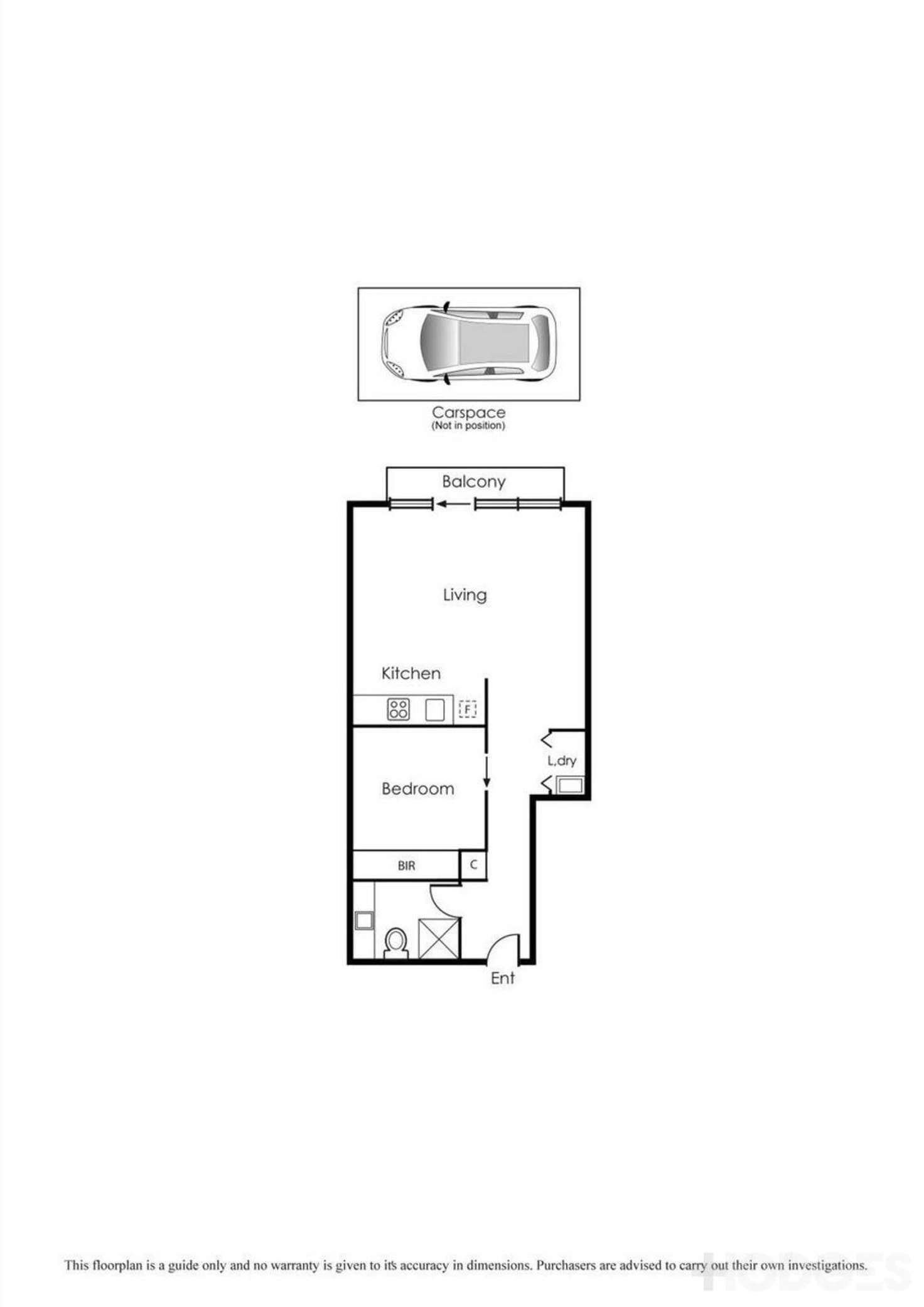Floorplan of Homely apartment listing, 203a/86 Bay Street, Port Melbourne VIC 3207