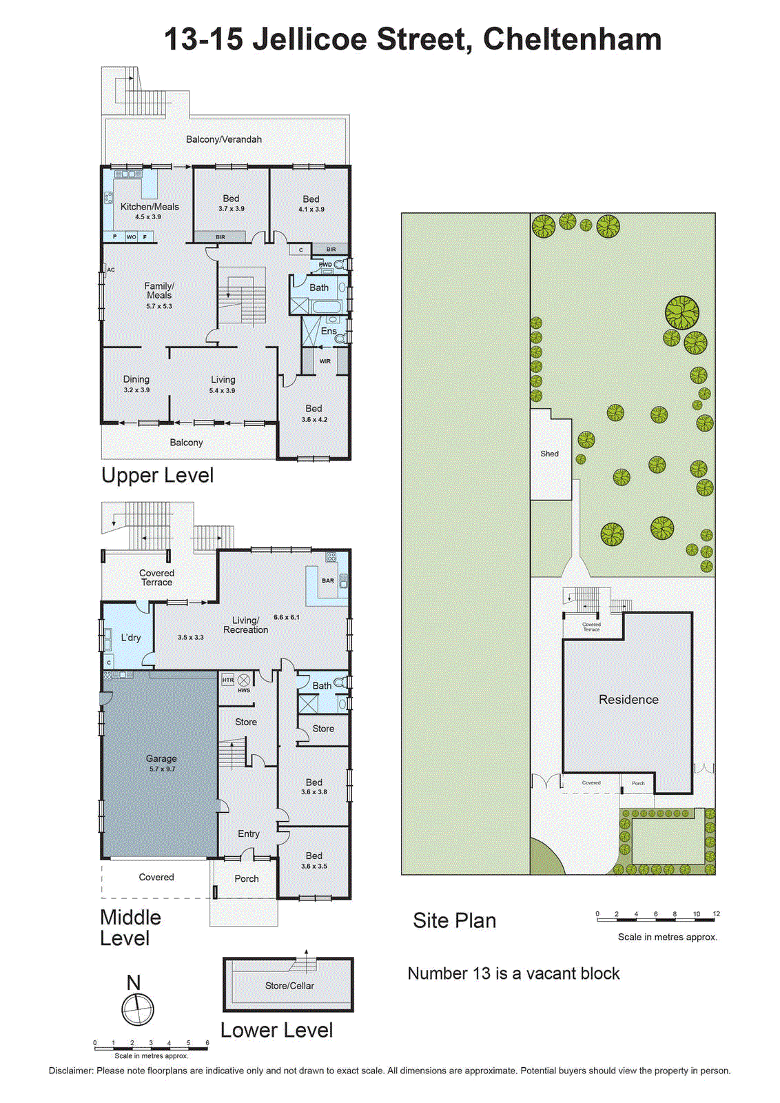 Floorplan of Homely house listing, 13-15 Jellicoe Street, Cheltenham VIC 3192