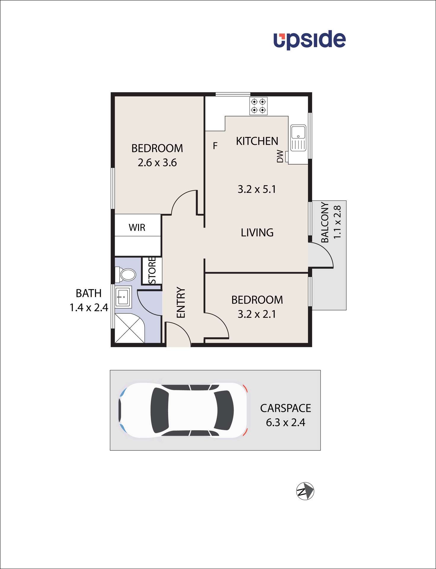 Floorplan of Homely unit listing, 10/329 Orrong Road, St Kilda East VIC 3183