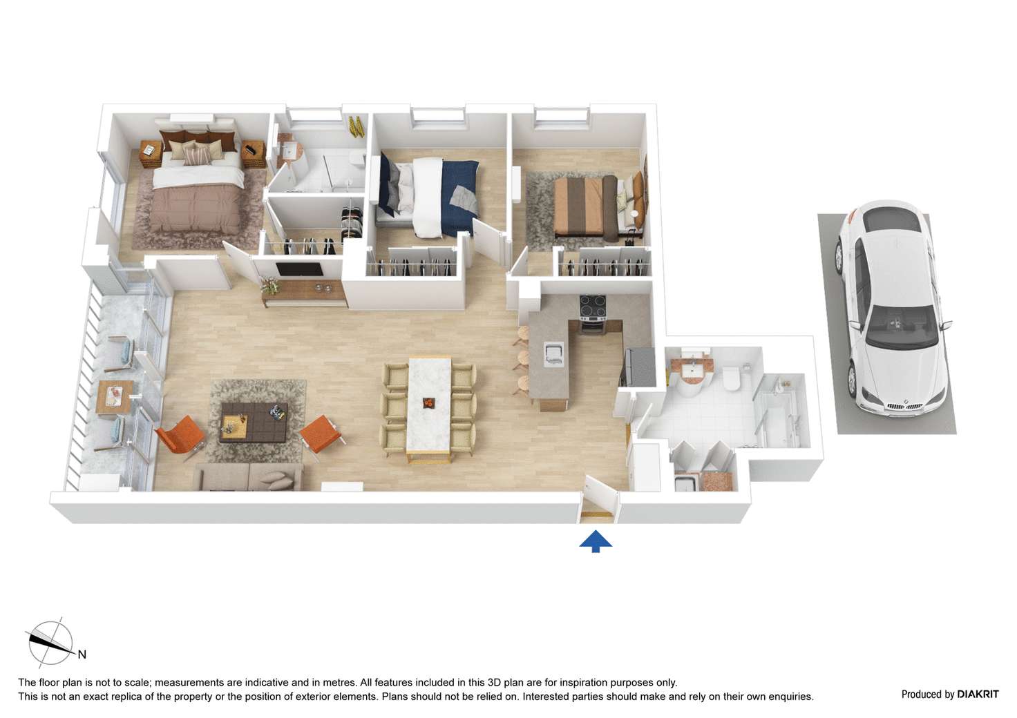 Floorplan of Homely apartment listing, 47/39 Dorcas Street, South Melbourne VIC 3205