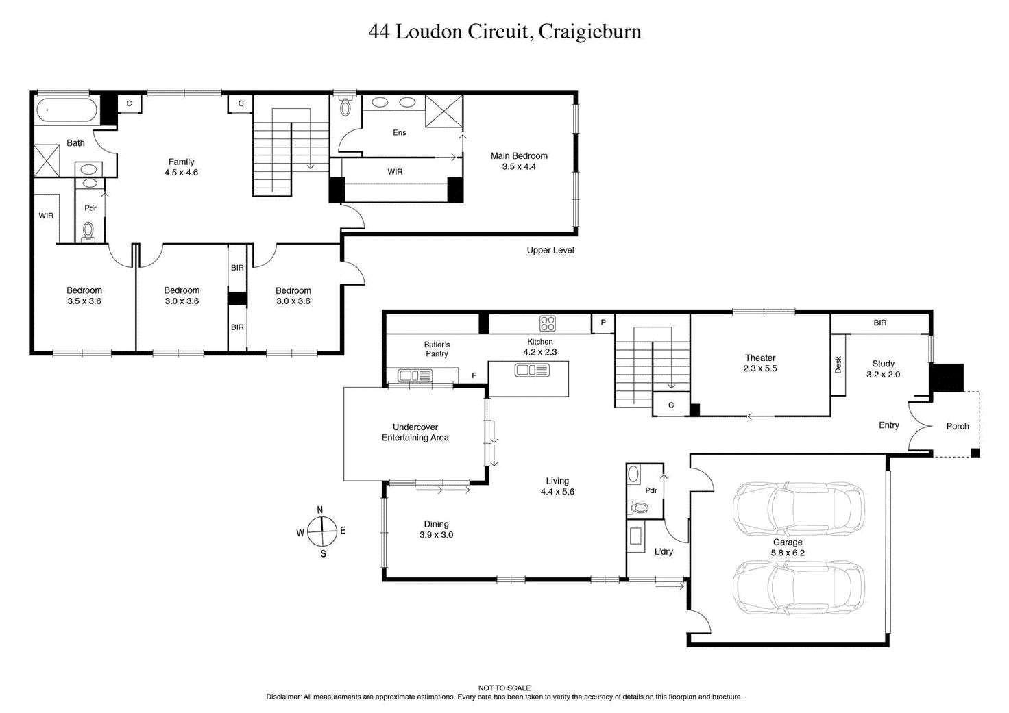 Floorplan of Homely house listing, 44 Loudon Circuit, Craigieburn VIC 3064