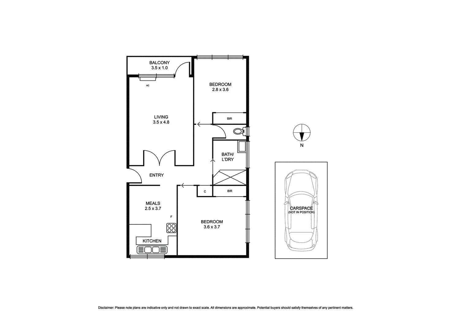 Floorplan of Homely apartment listing, 5/321 Barkly Street, Elwood VIC 3184