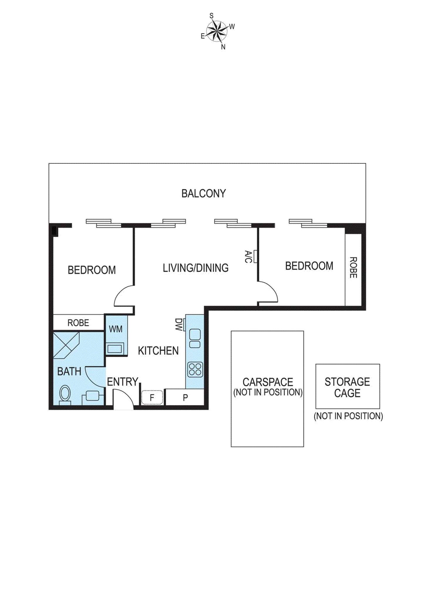 Floorplan of Homely apartment listing, 31/68 Graham Road, Highett VIC 3190