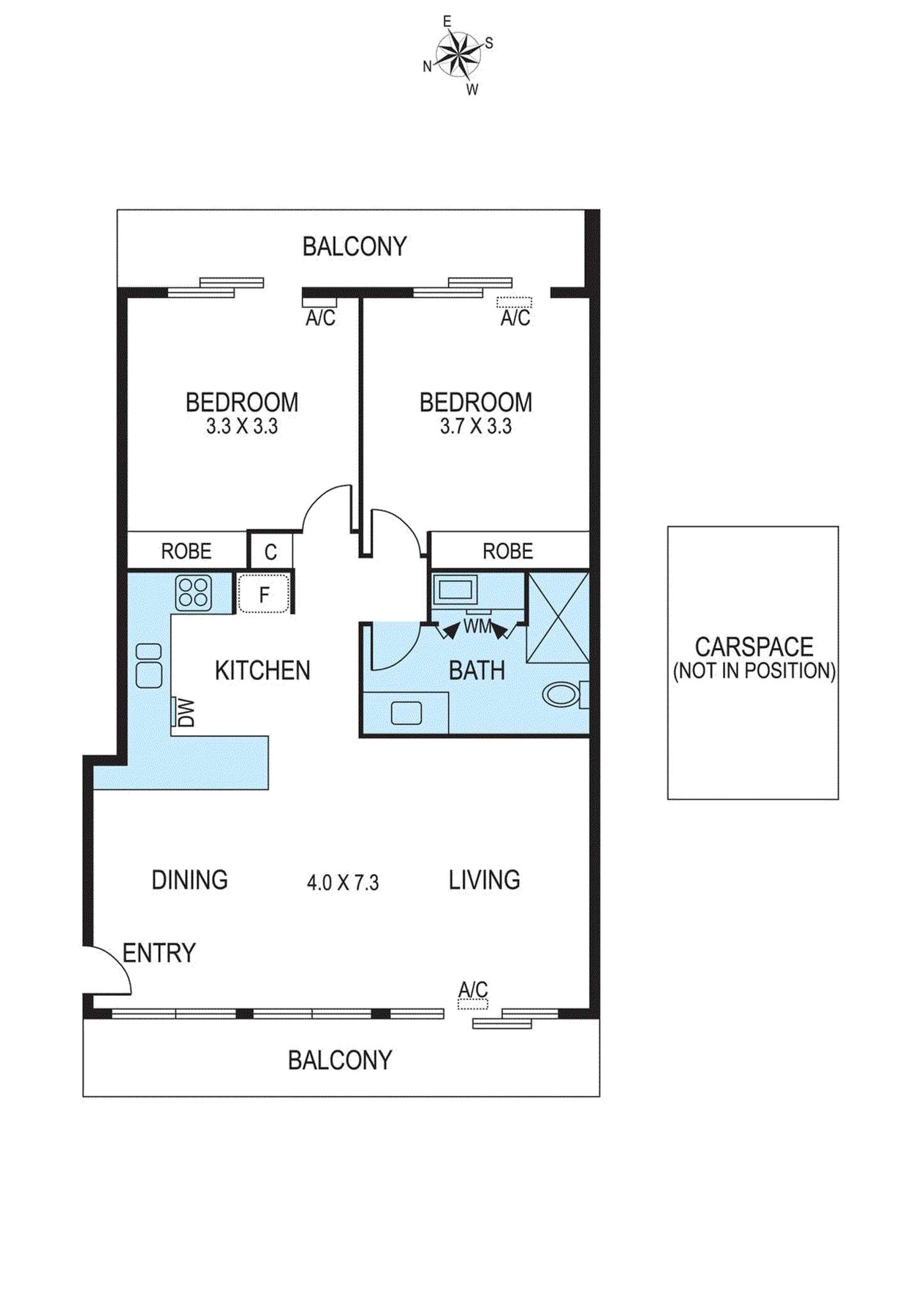 Floorplan of Homely apartment listing, 9/675 Centre Road, Bentleigh East VIC 3165