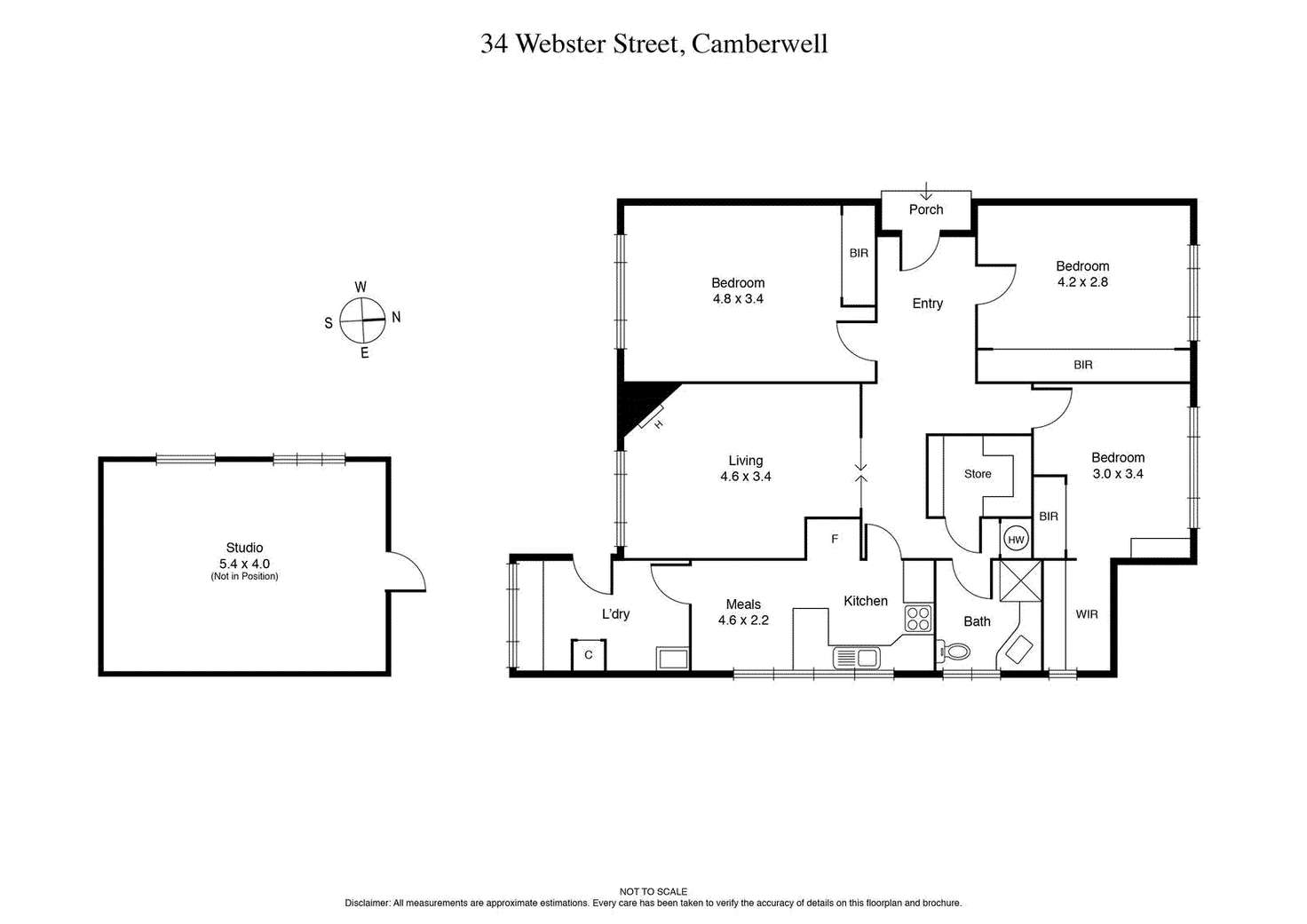Floorplan of Homely house listing, 34 Webster Street, Camberwell VIC 3124
