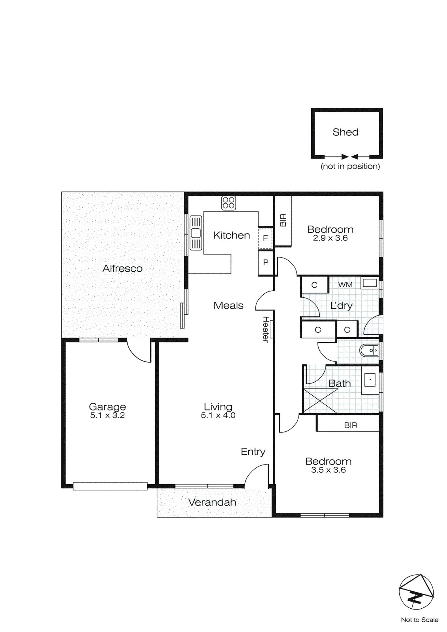 Floorplan of Homely house listing, 601 Morres Street, Ballarat East VIC 3350