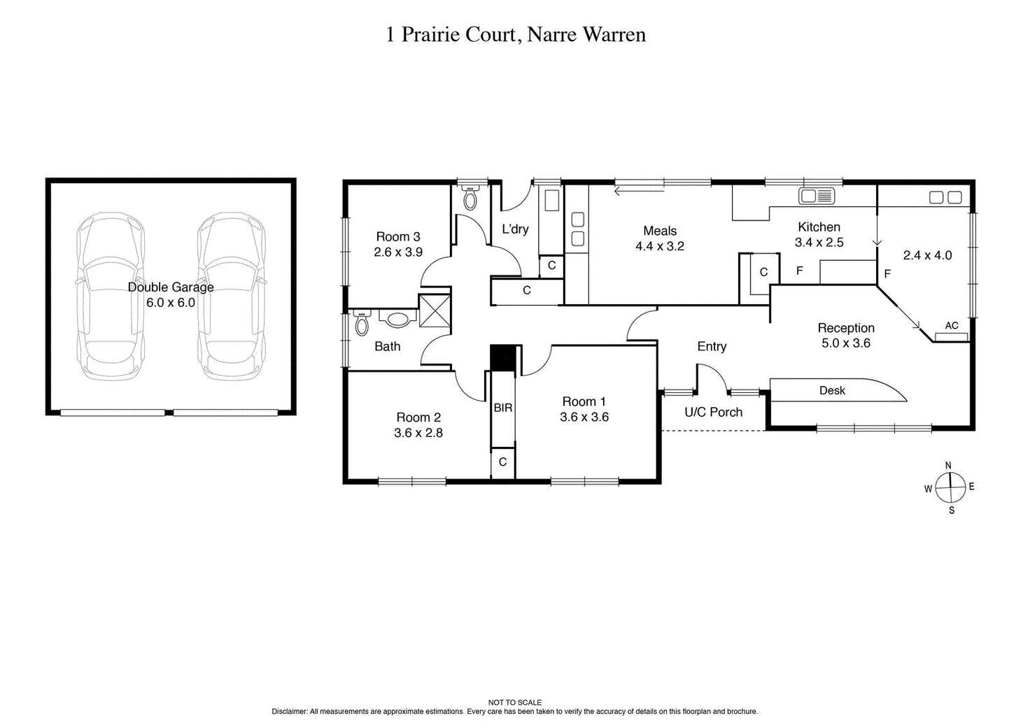 Floorplan of Homely house listing, 1 Prairie Court, Narre Warren VIC 3805