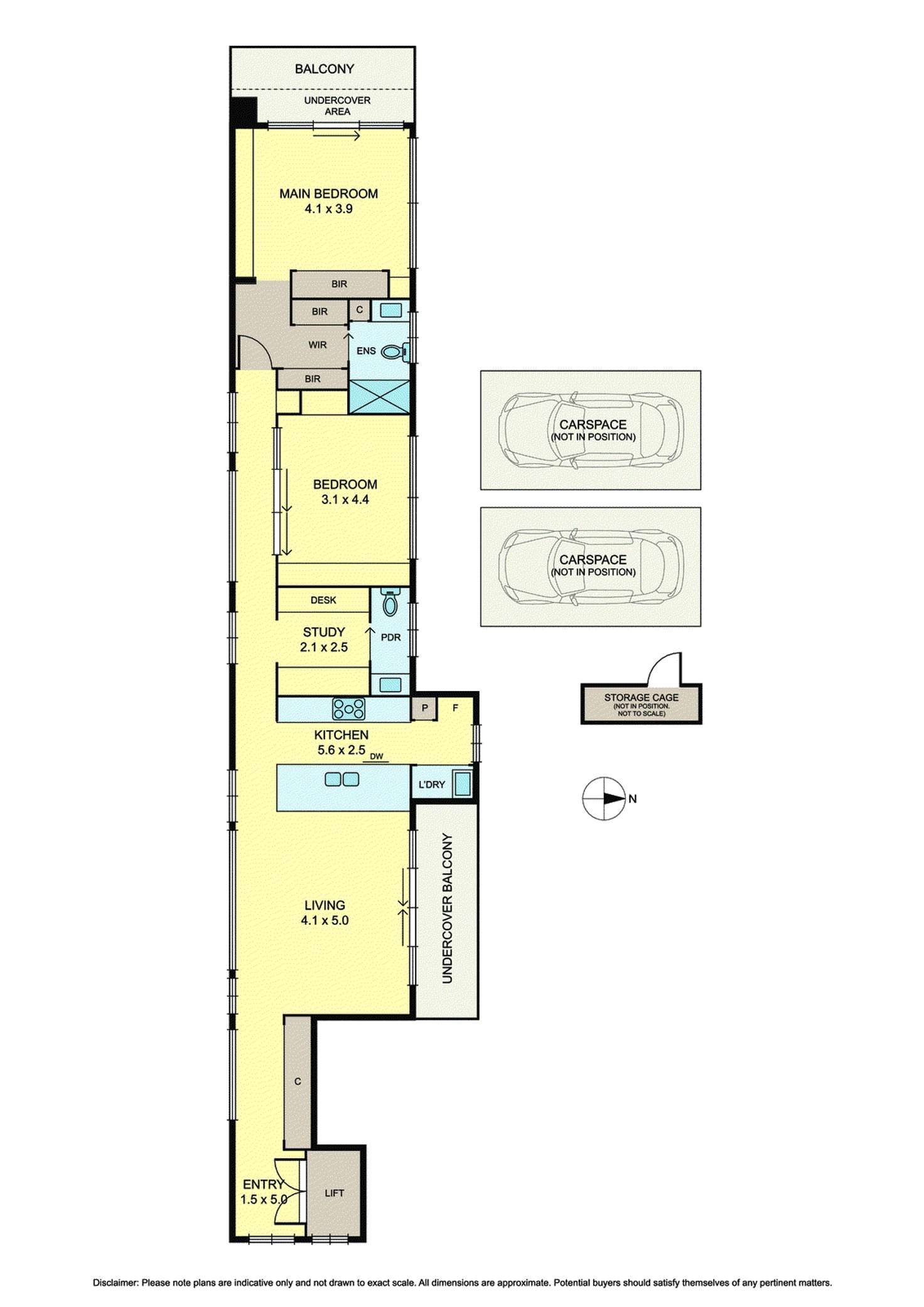 Floorplan of Homely apartment listing, 401/6 Queen Street, Blackburn VIC 3130