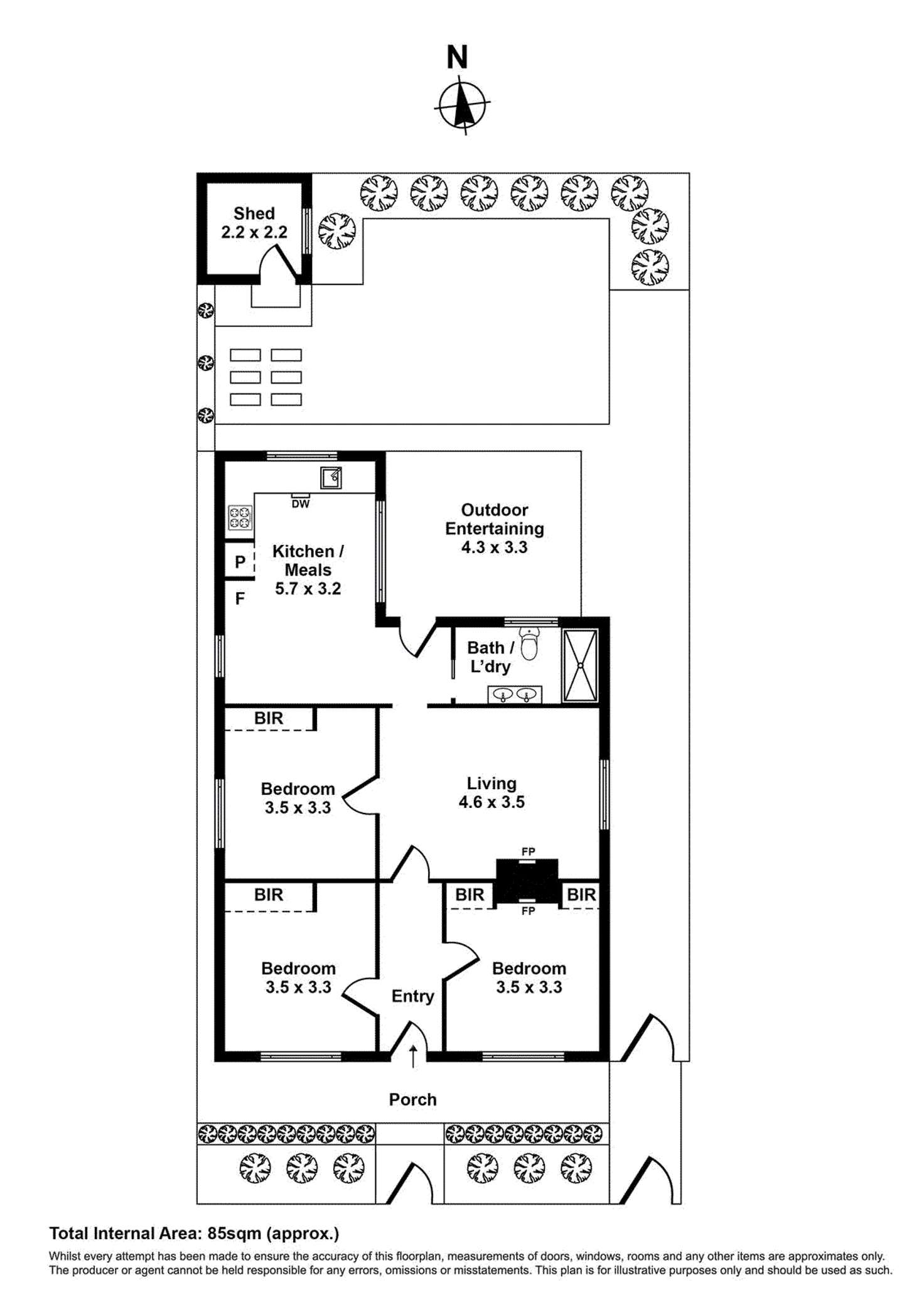 Floorplan of Homely house listing, 28 Pilgrim Street, Seddon VIC 3011