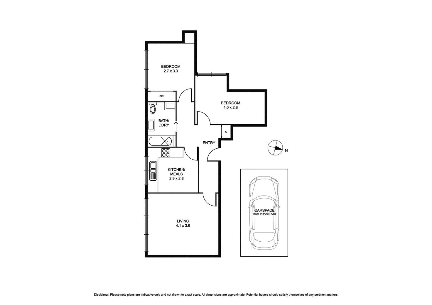 Floorplan of Homely apartment listing, 8/217 Brighton Road, Elwood VIC 3184