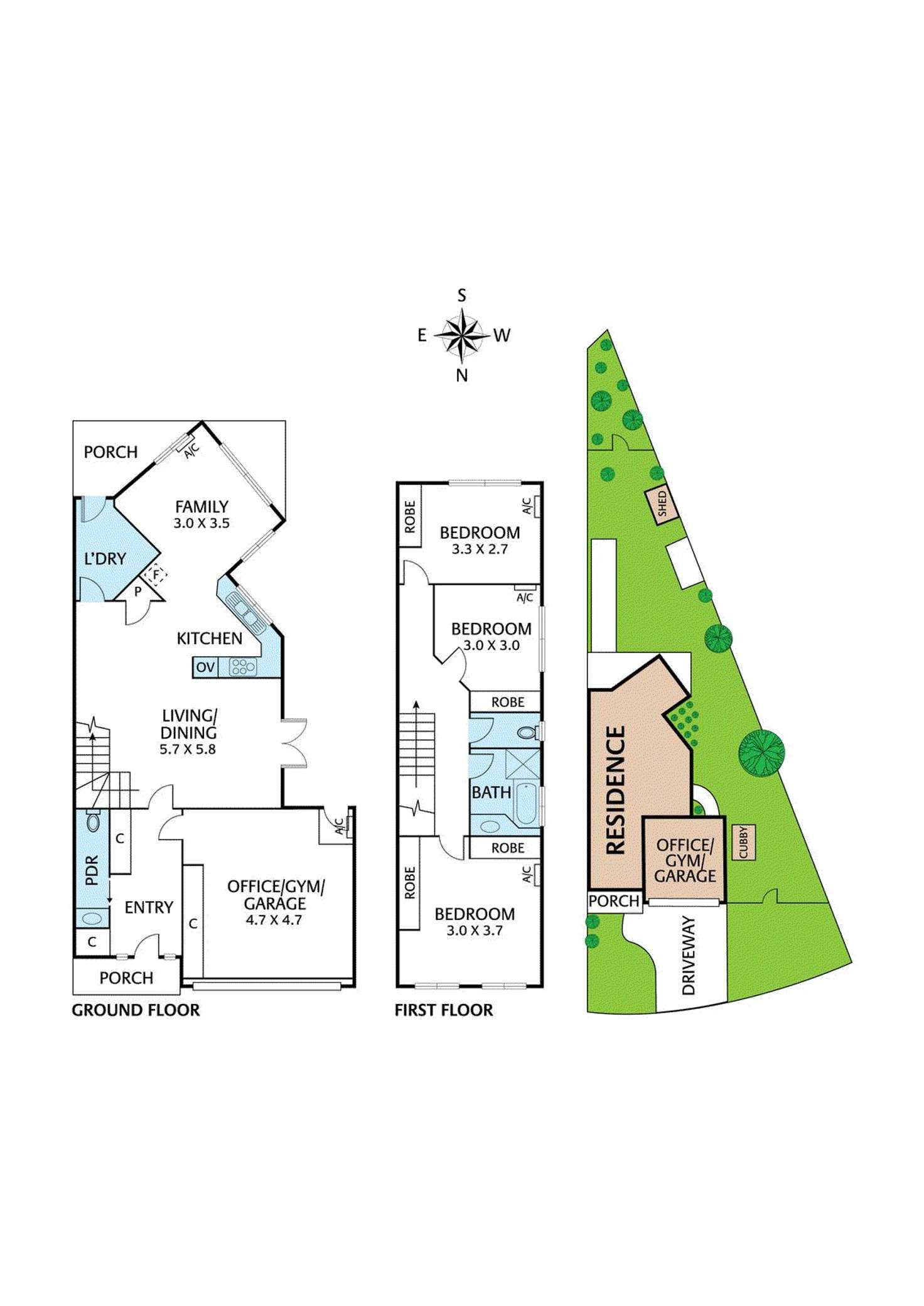 Floorplan of Homely house listing, 56 Wimpole Crescent, Bellfield VIC 3081