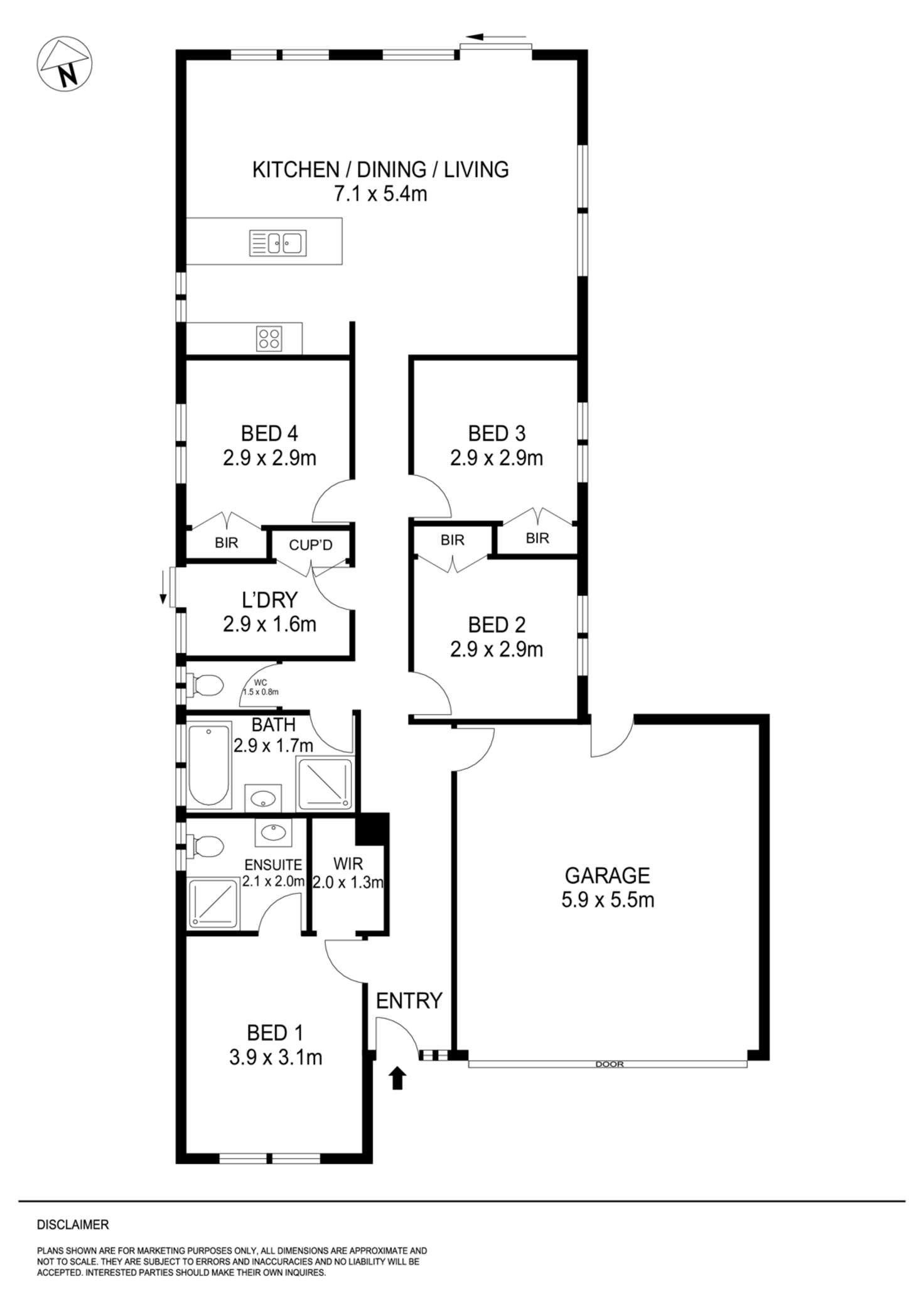 Floorplan of Homely house listing, 3 Carbine Drive, Alfredton VIC 3350