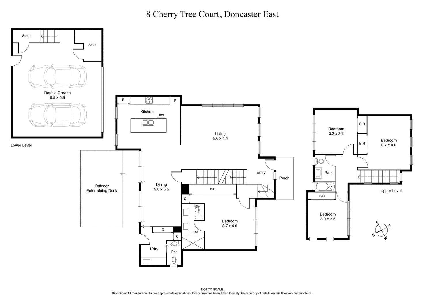 Floorplan of Homely house listing, 8 Cherry Tree Court, Doncaster East VIC 3109