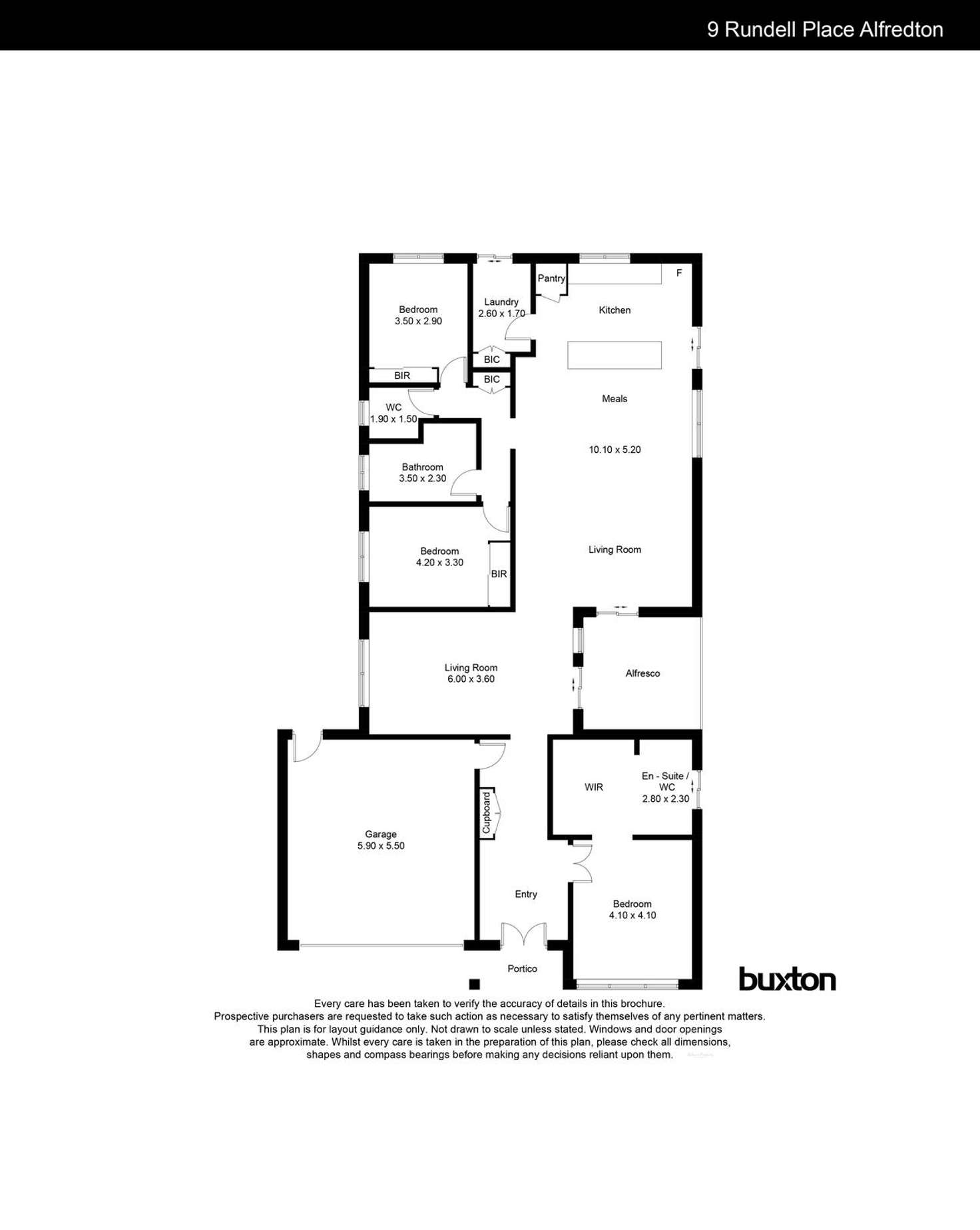 Floorplan of Homely house listing, 9 Rundell Place, Alfredton VIC 3350