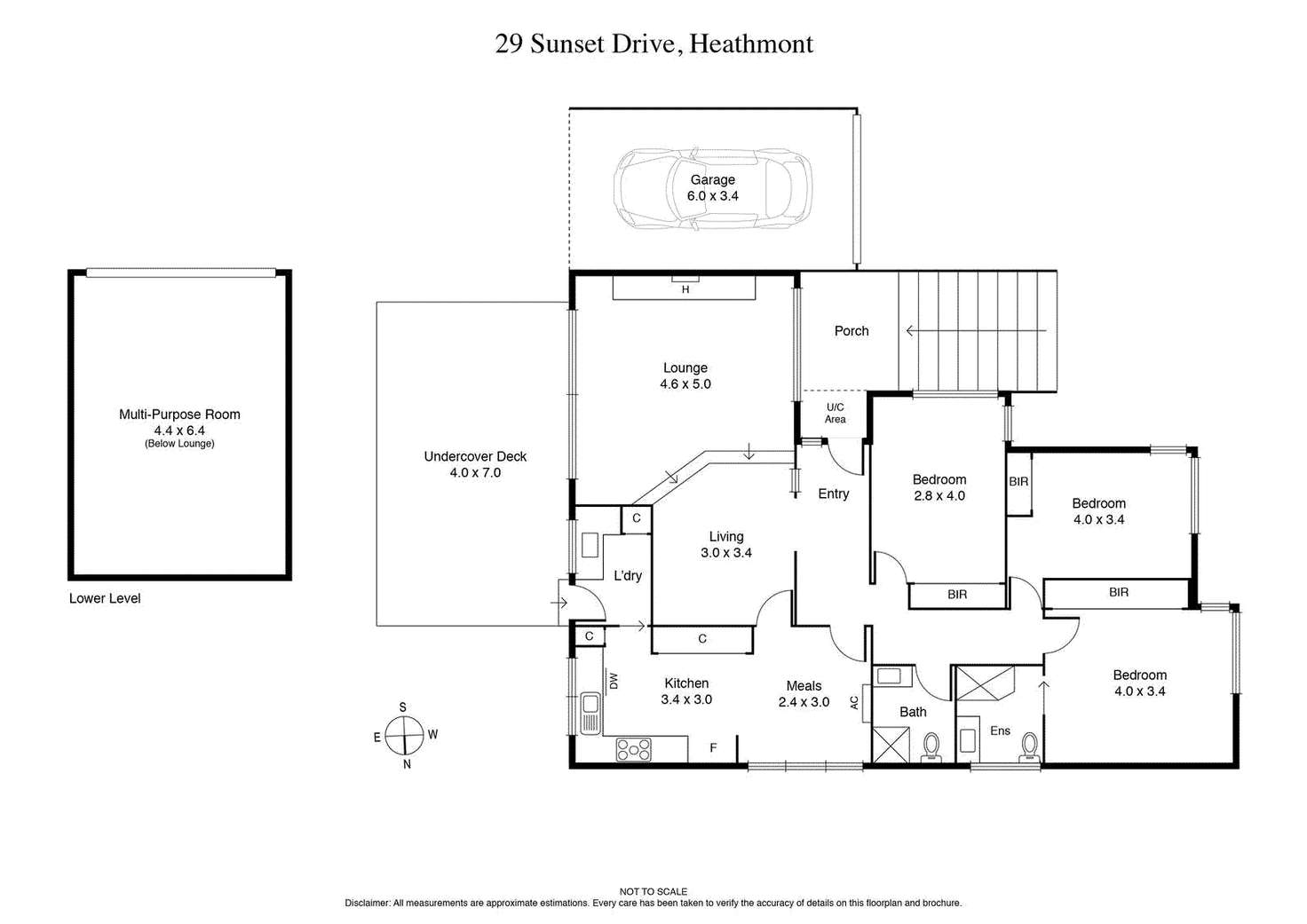 Floorplan of Homely house listing, 29 Sunset Drive, Heathmont VIC 3135