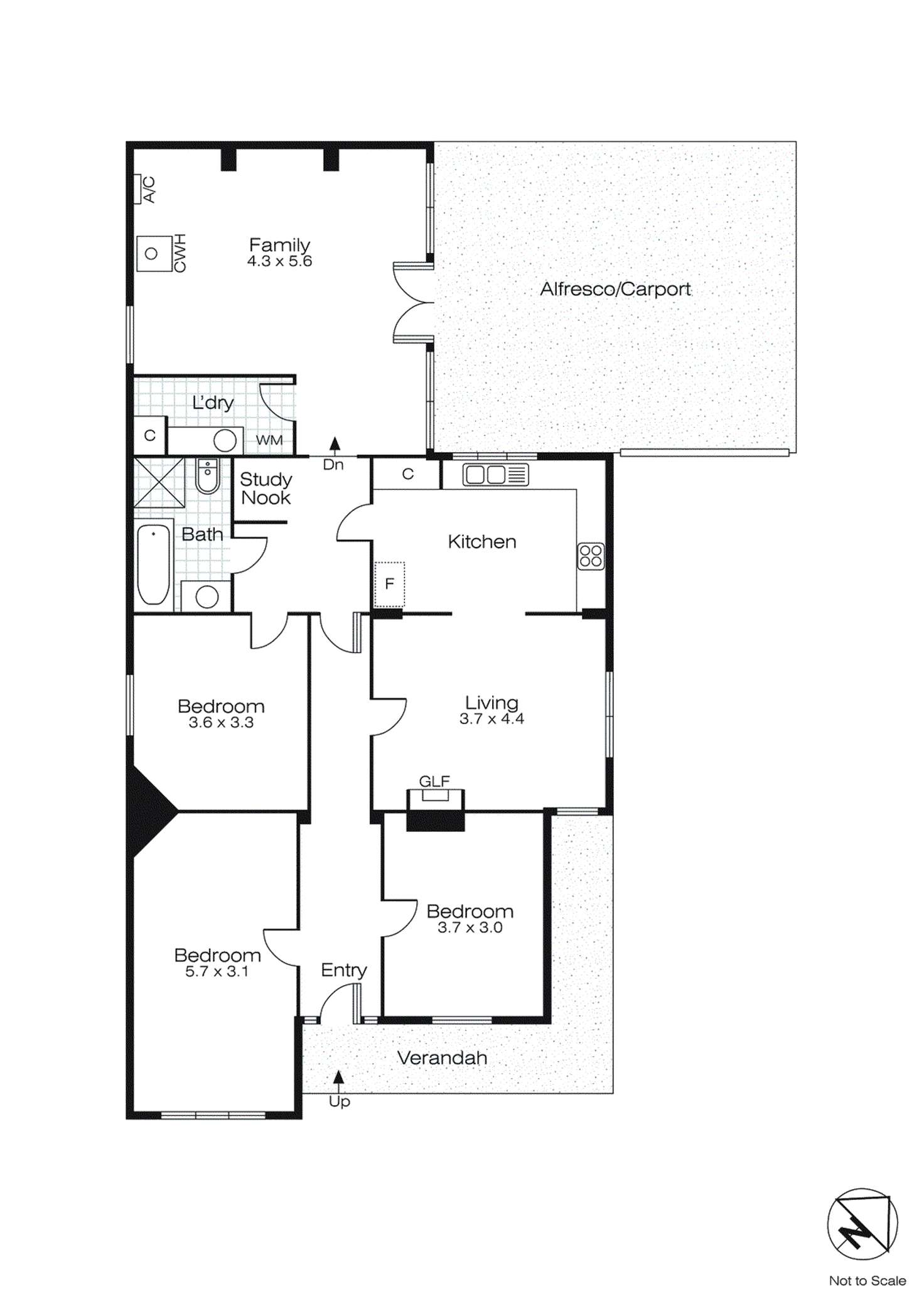 Floorplan of Homely house listing, 402 Skipton Street, Redan VIC 3350