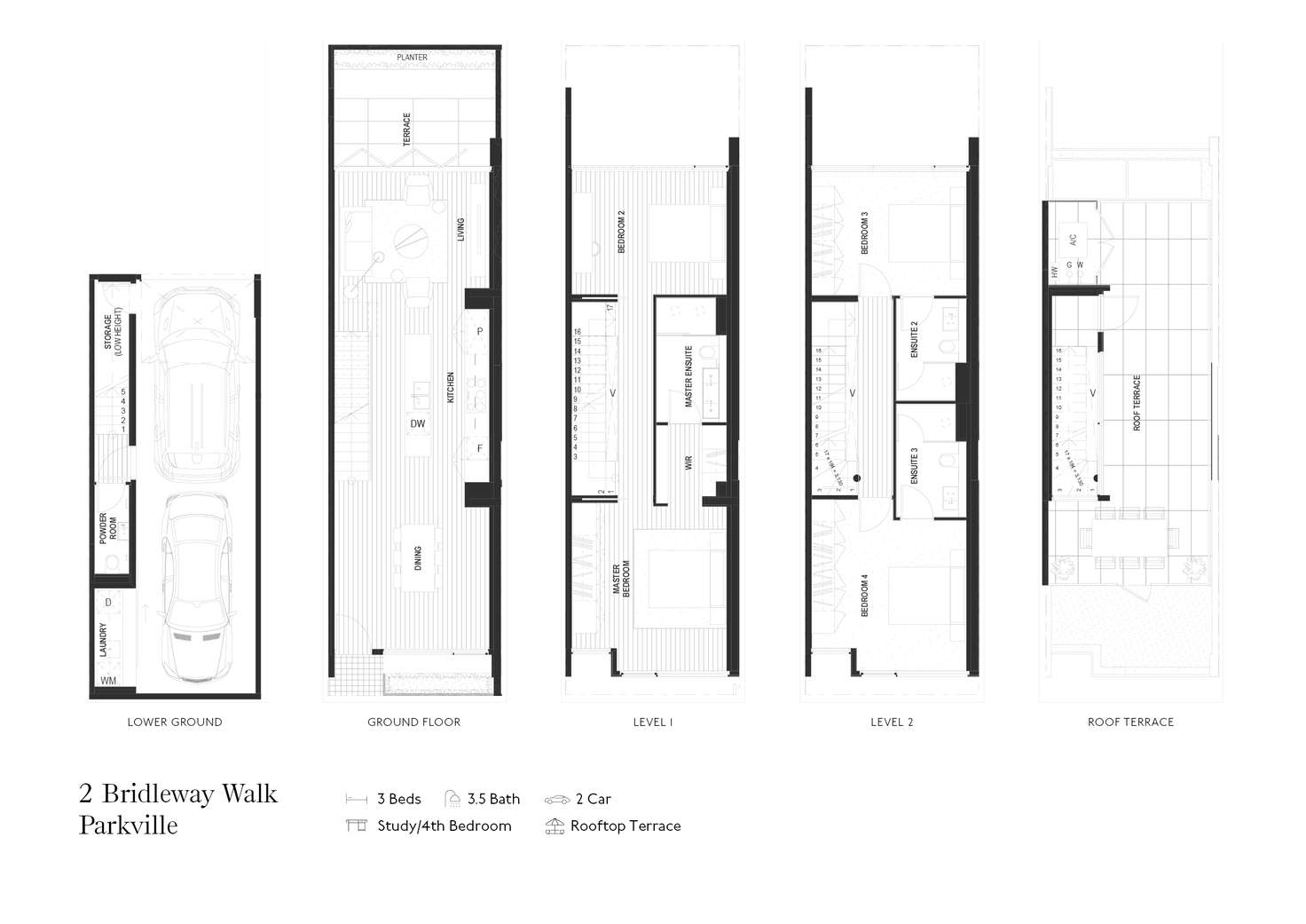 Floorplan of Homely house listing, 2 Bridleway Walk, Parkville VIC 3052