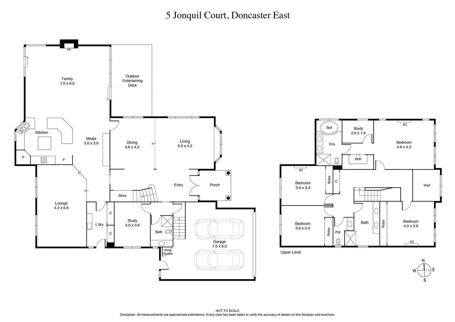 Floorplan of Homely house listing, 5 Jonquil Court, Doncaster East VIC 3109